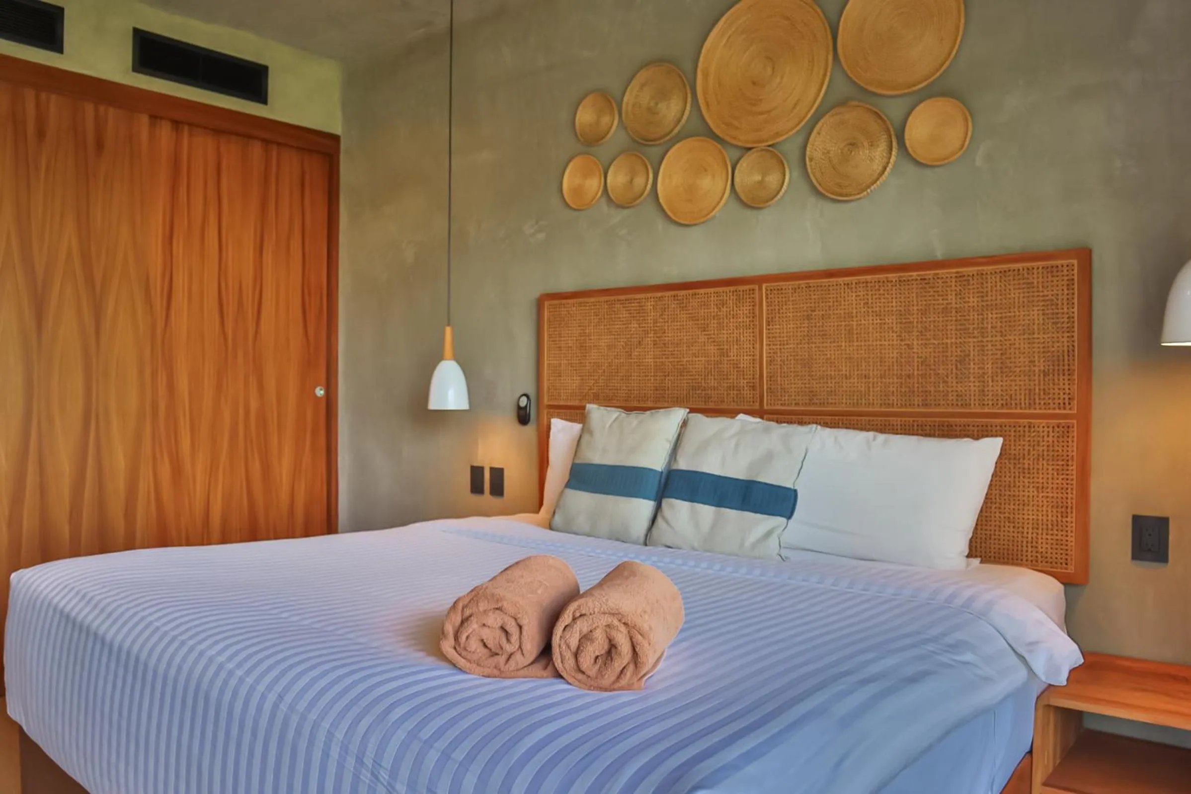 Bed in Impresionante Condominio Tuk Tulum