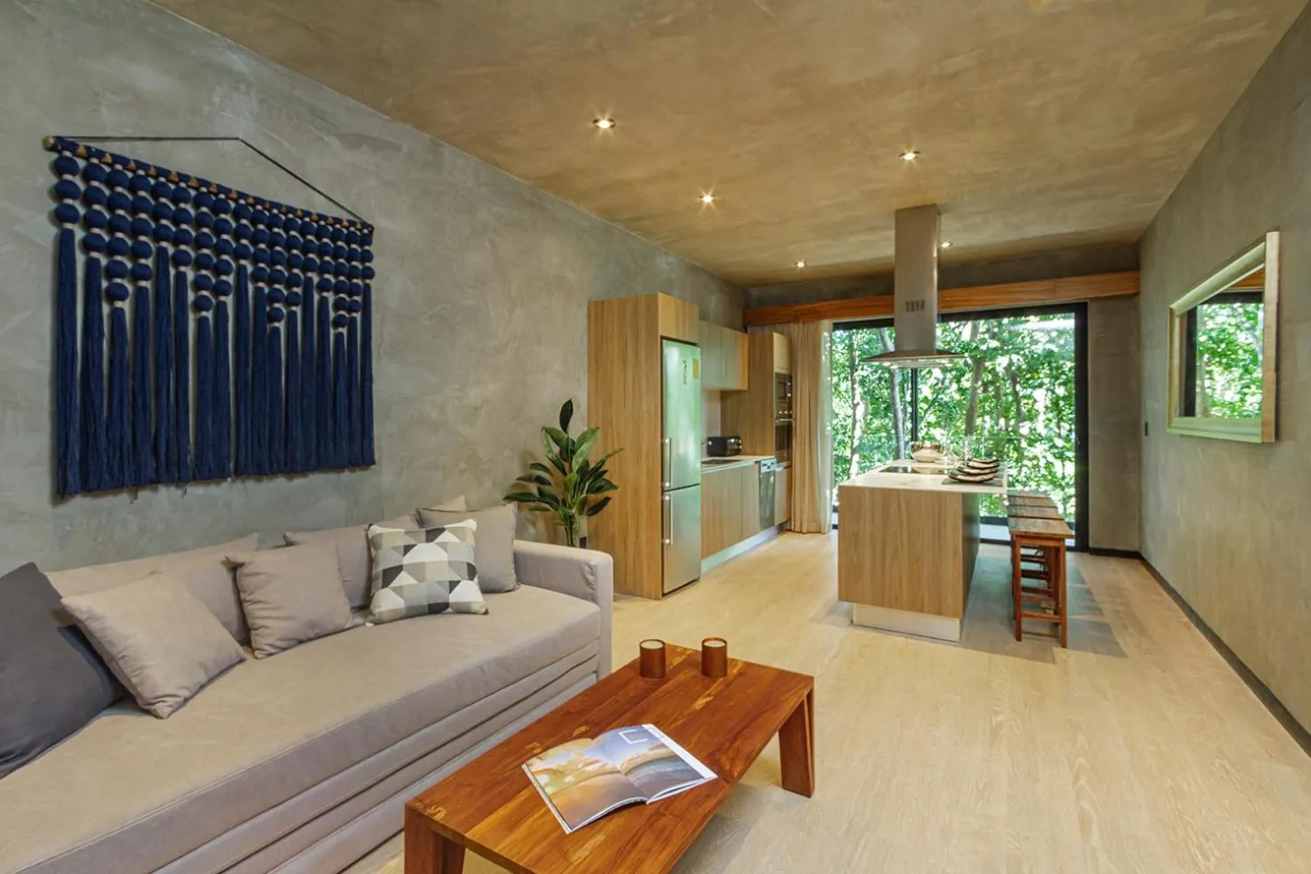 Living room in Impresionante Condominio Tuk Tulum