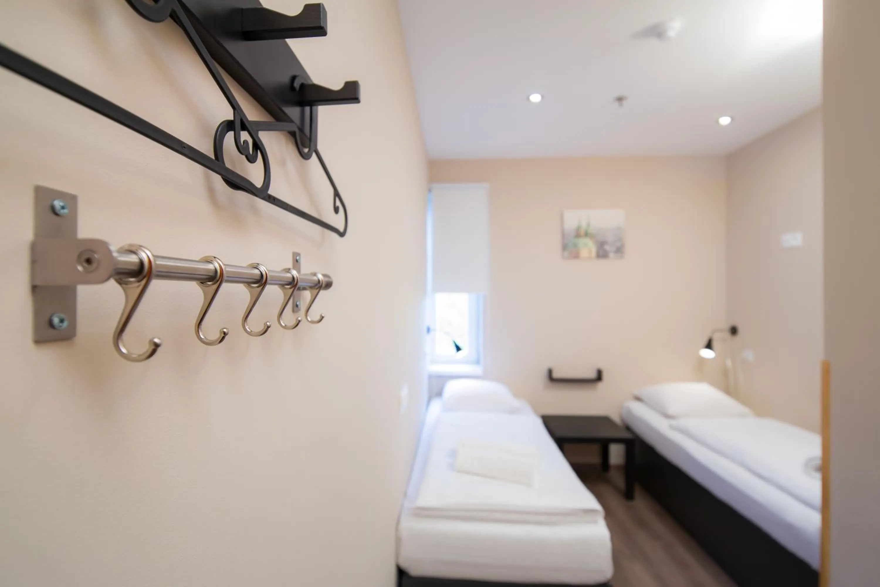 Bathroom, Bed in Minimino hotel