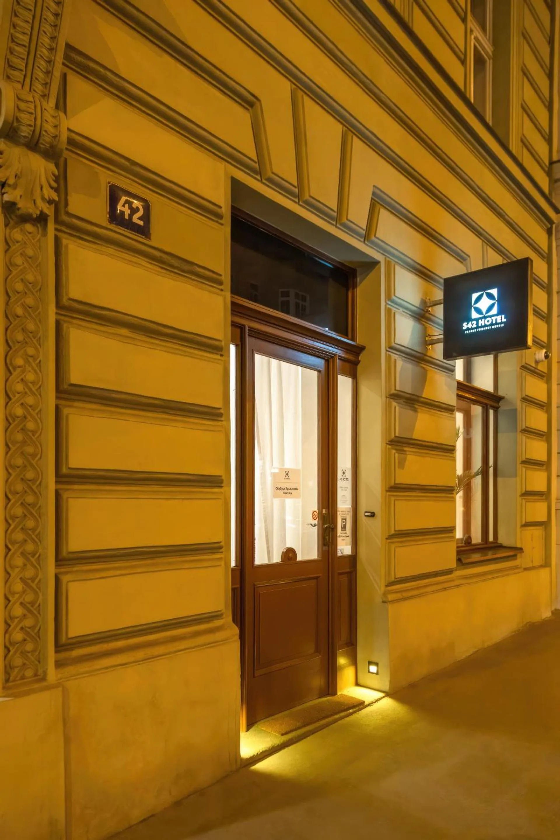 Property building in S42 Hotel Prague