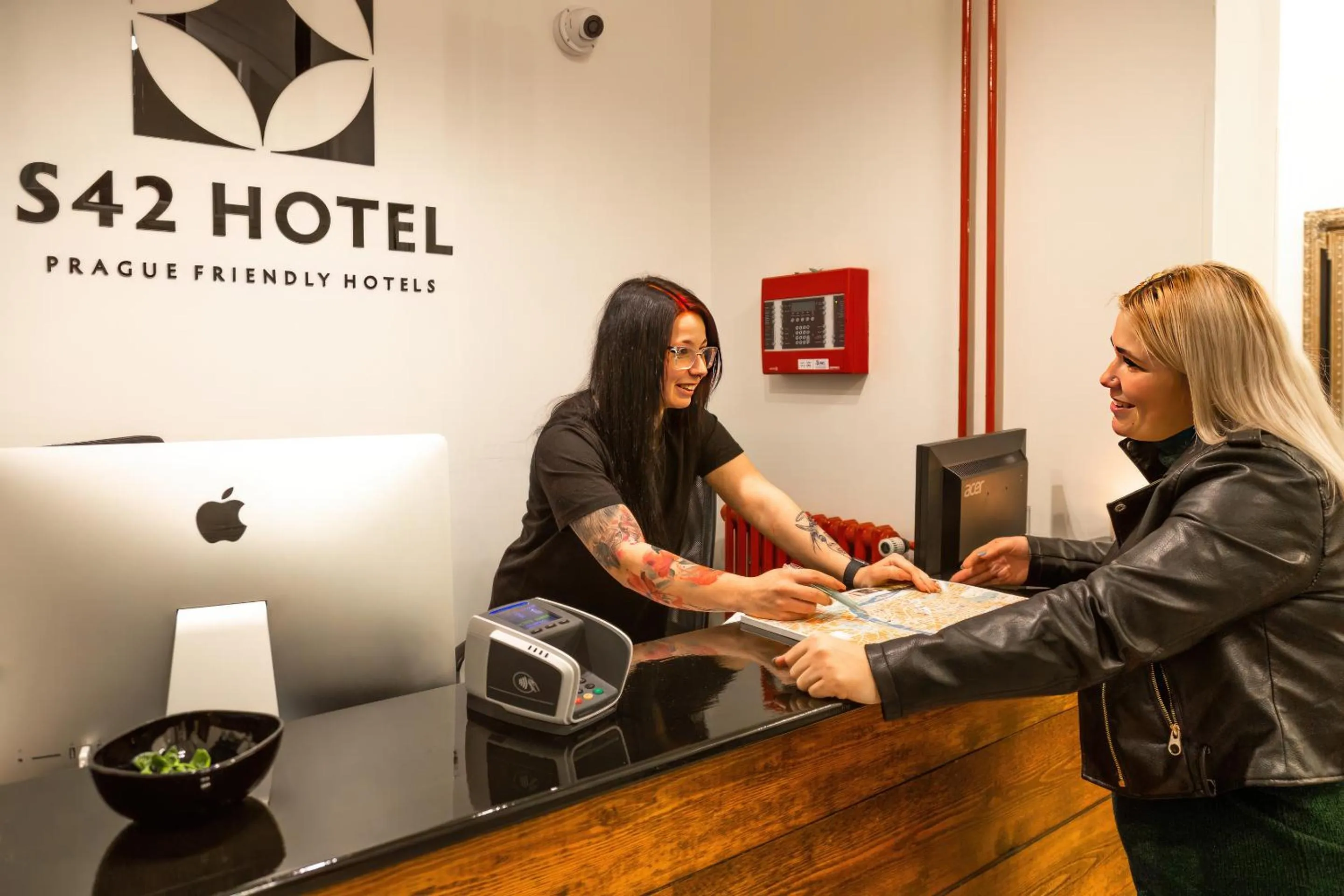 Lobby or reception in S42 Hotel Prague