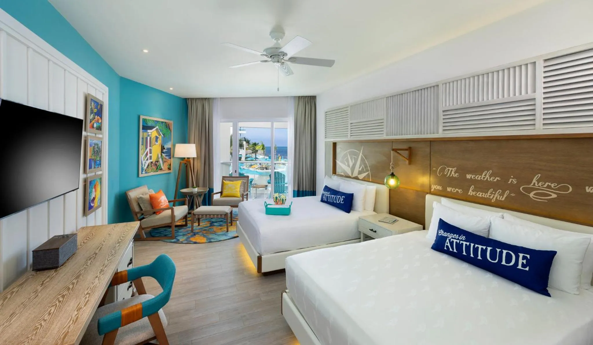 Photo of the whole room, Bed in Margaritaville Island Reserve Riviera Maya - An Adults Only Karisma All-Inclusive Experience