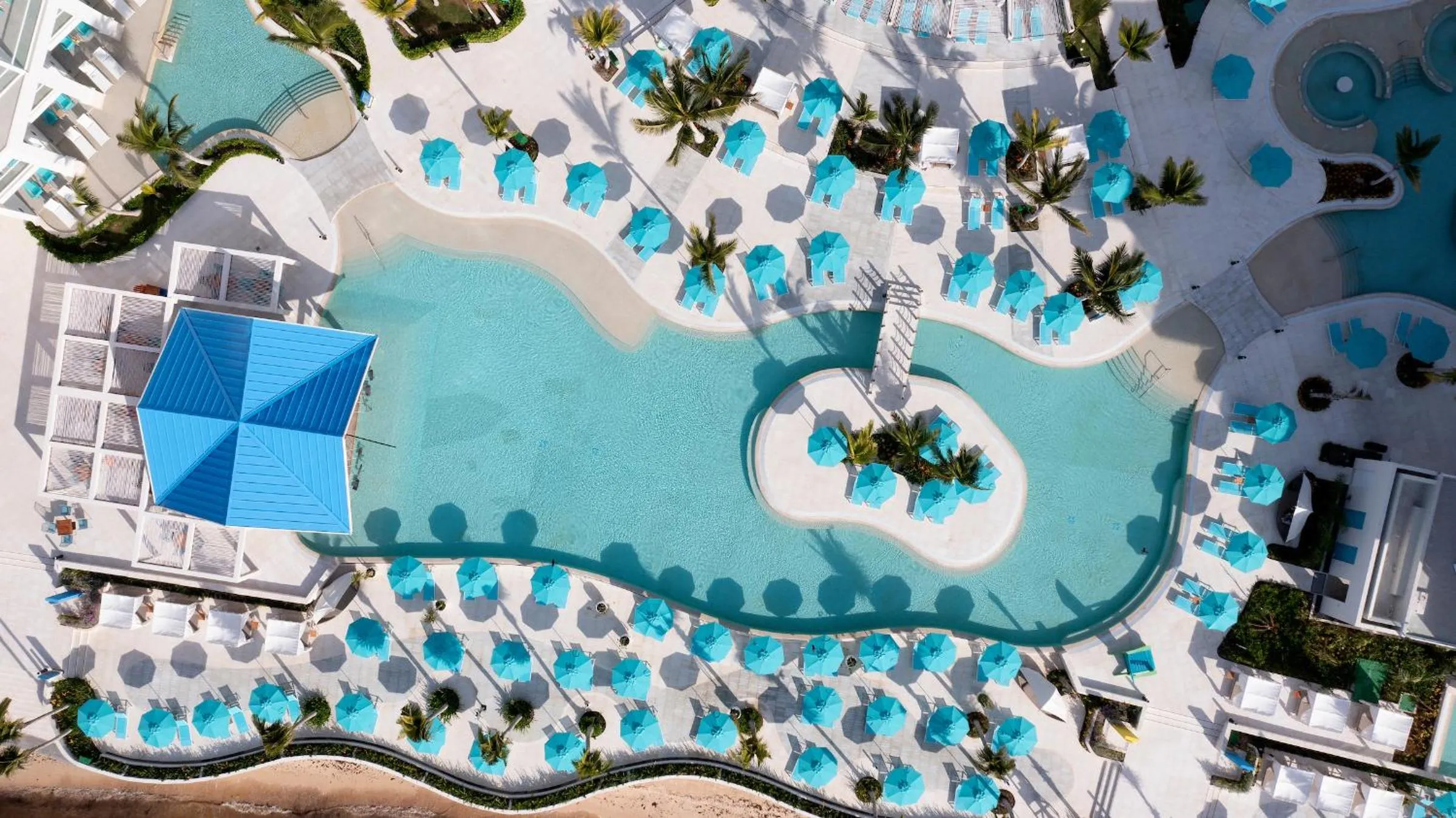 Bird's eye view in Margaritaville Island Reserve Riviera Maya - An Adults Only Karisma All-Inclusive Experience