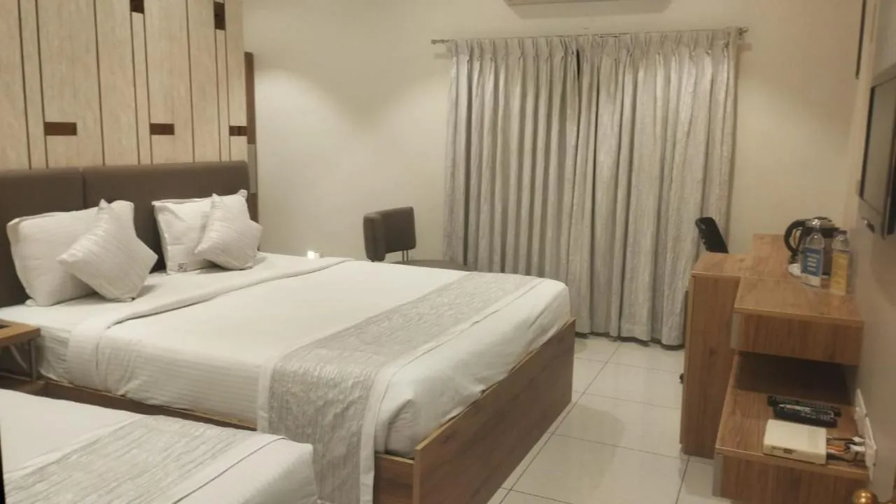 Photo of the whole room, Bed in Hotel Annapoorna Residency