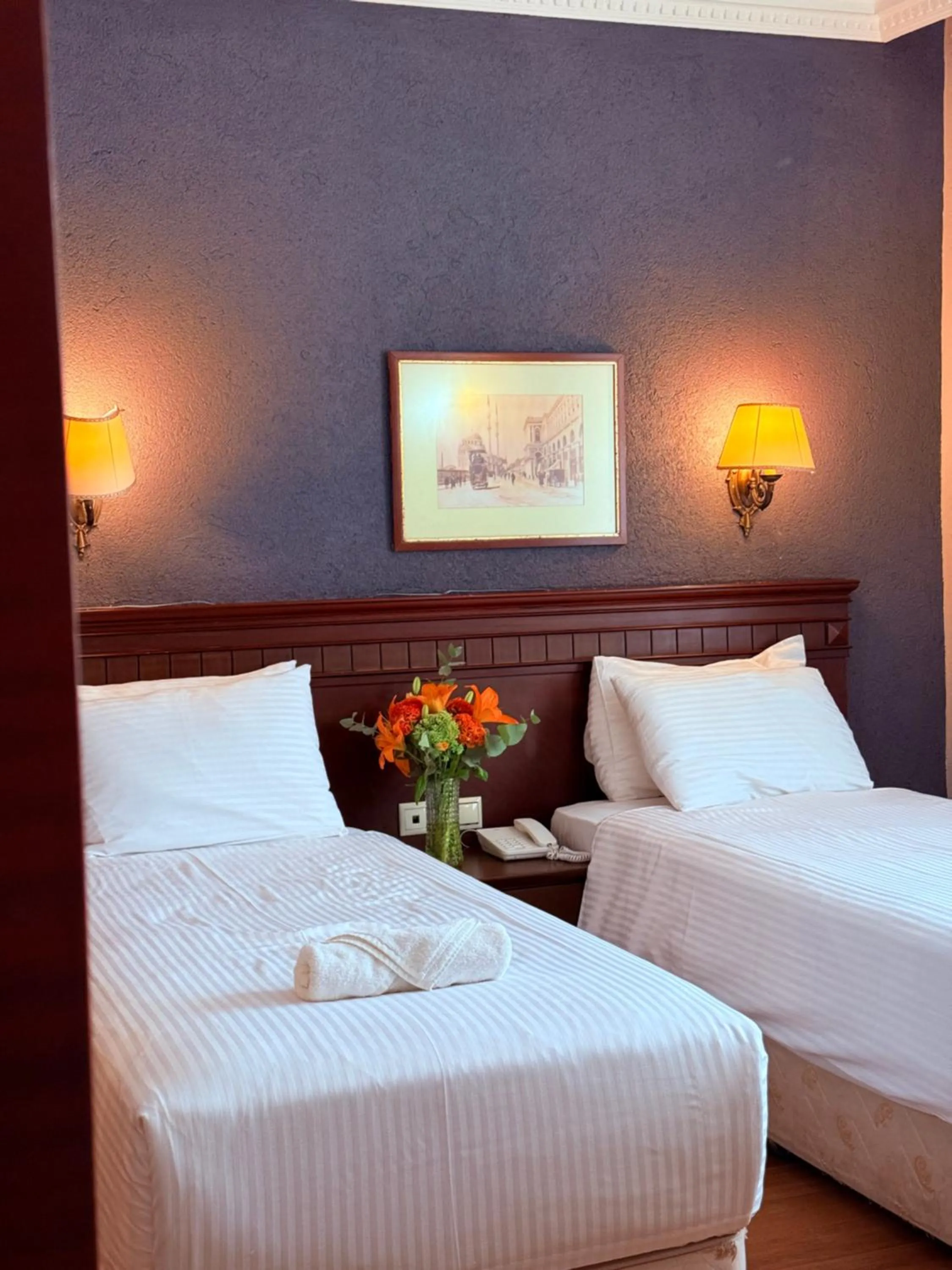 Bed in Pera Rose Hotel & Spa