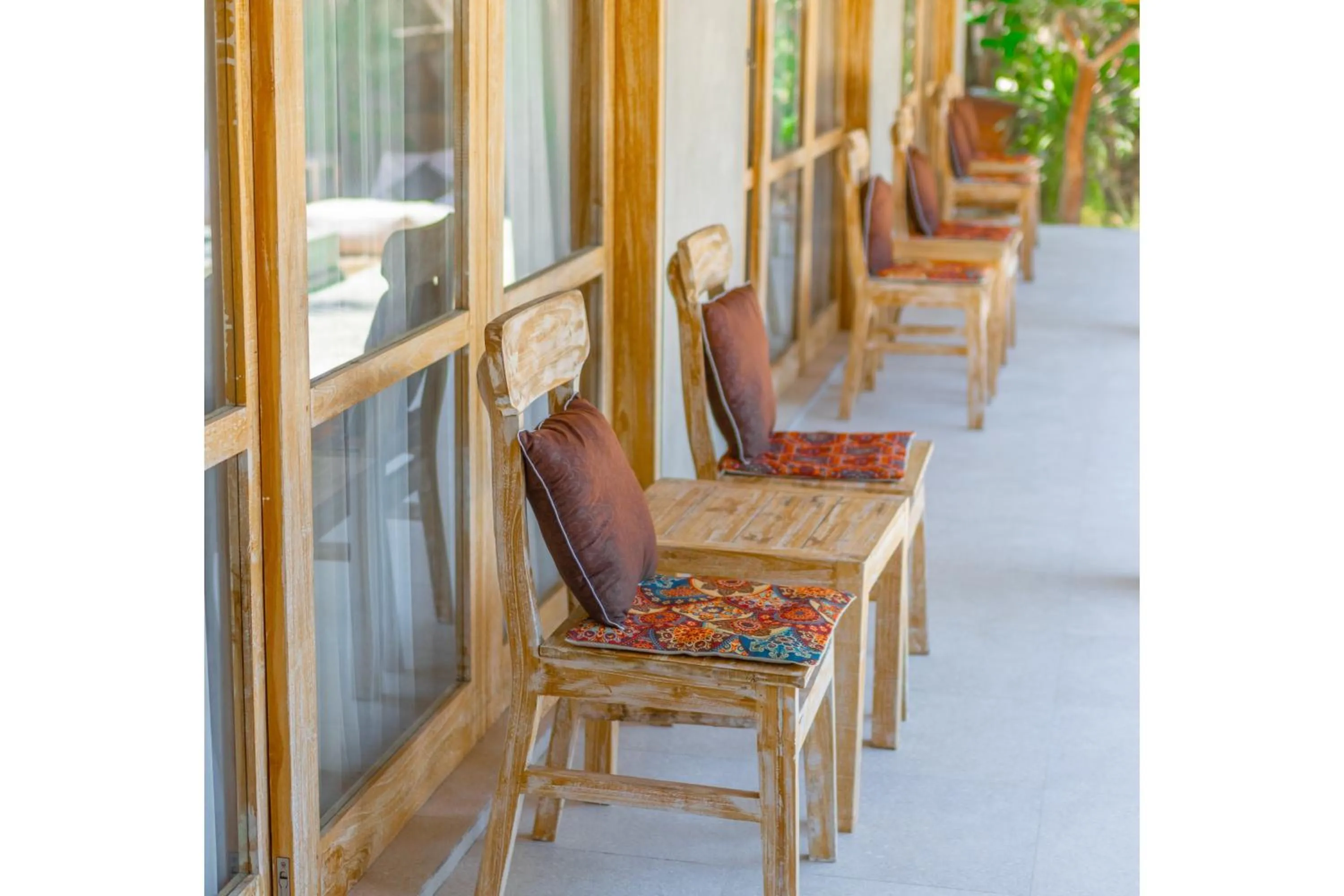 Patio in Golden Garuda Cottages