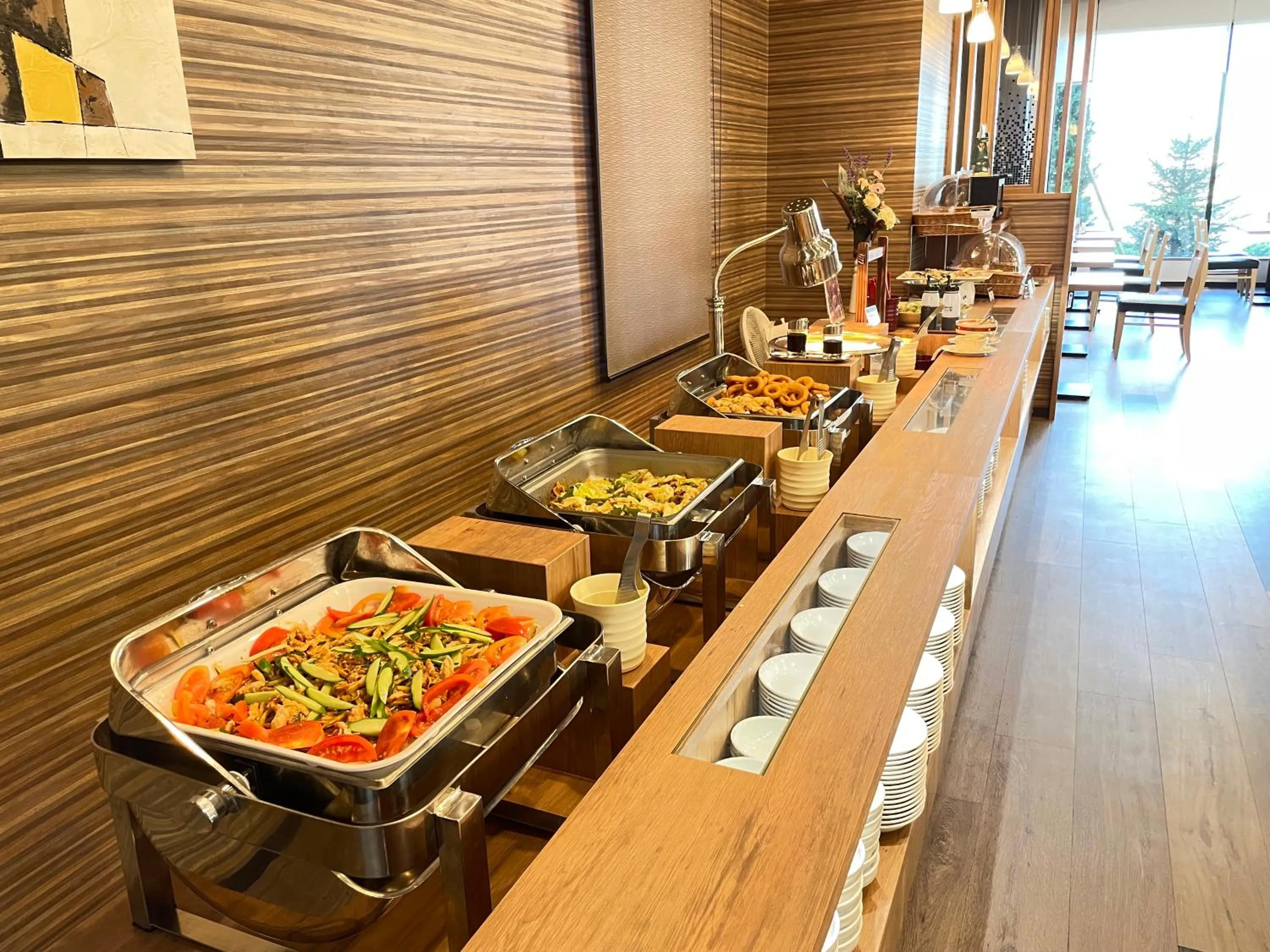 Buffet breakfast in Hotel Route Inn Mitsuke -Nakanoshima Mitsuke Inter-