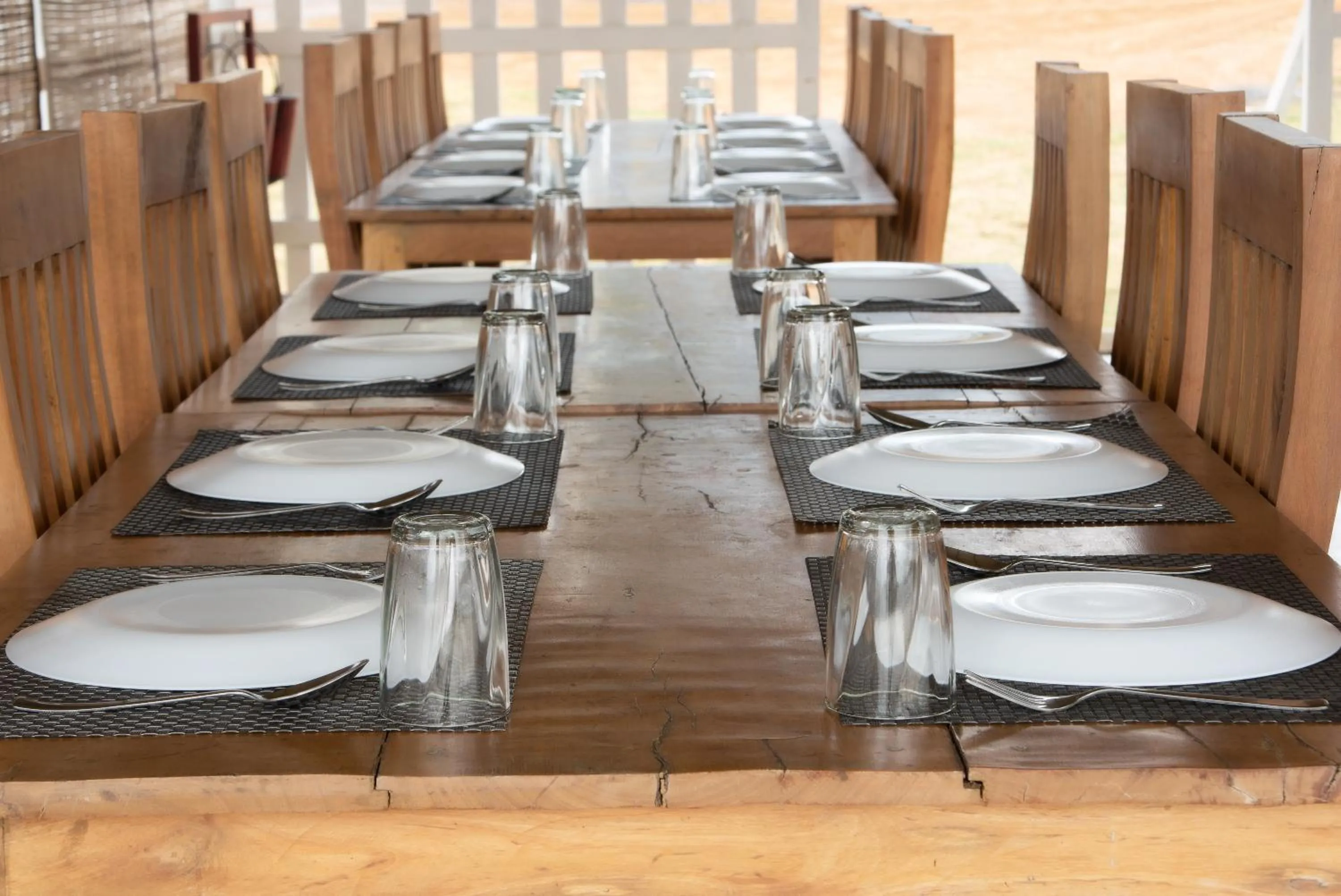 Dining area in Tranqville Resorts