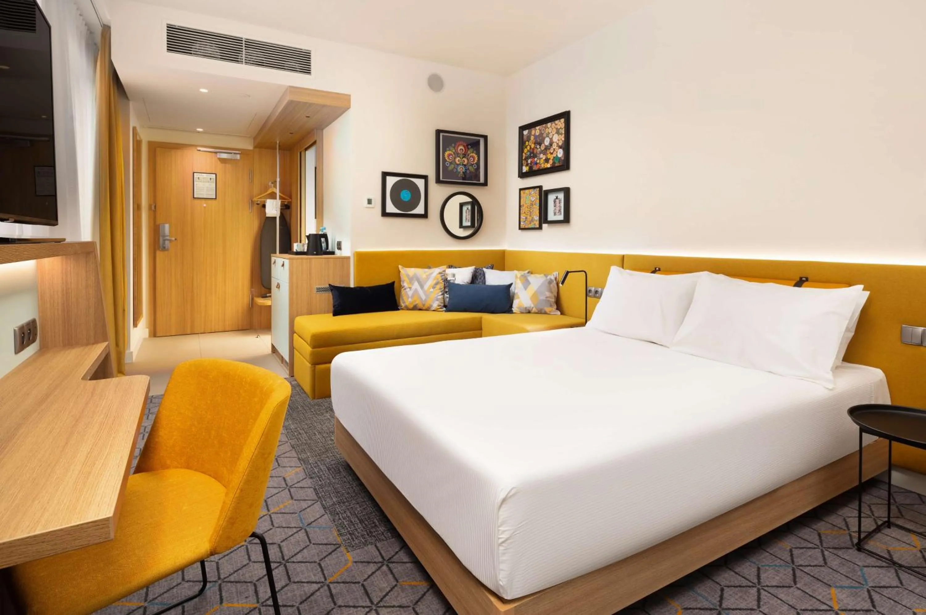 Bedroom, Bed in Hampton by Hilton Łódź City Center