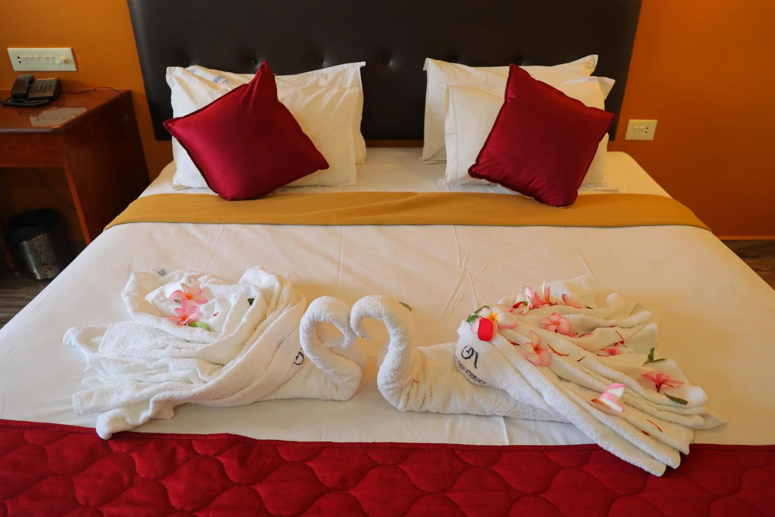 Bedroom, Bed in Pondy Southern Residency