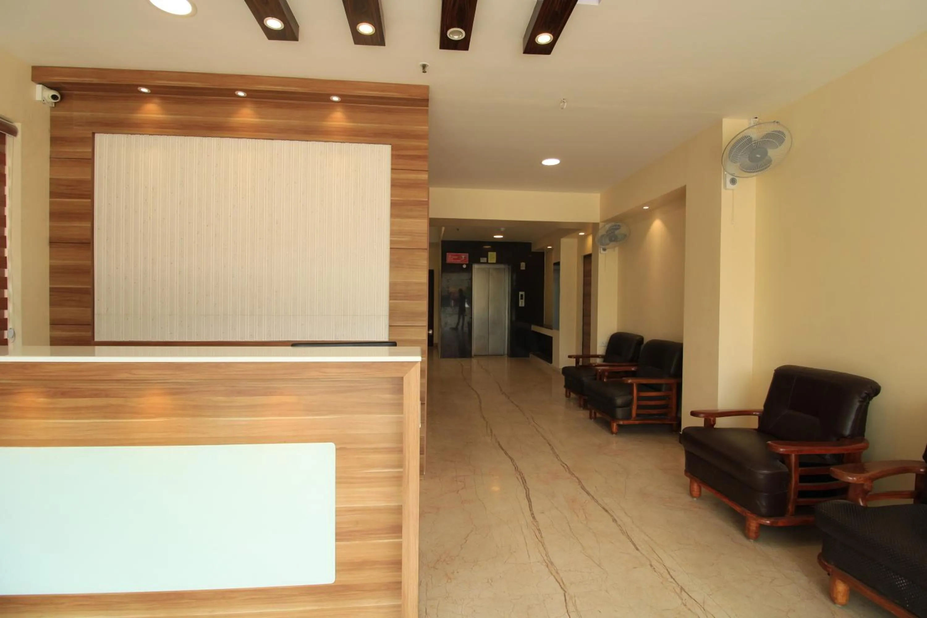 Lobby or reception in Pondy Southern Residency