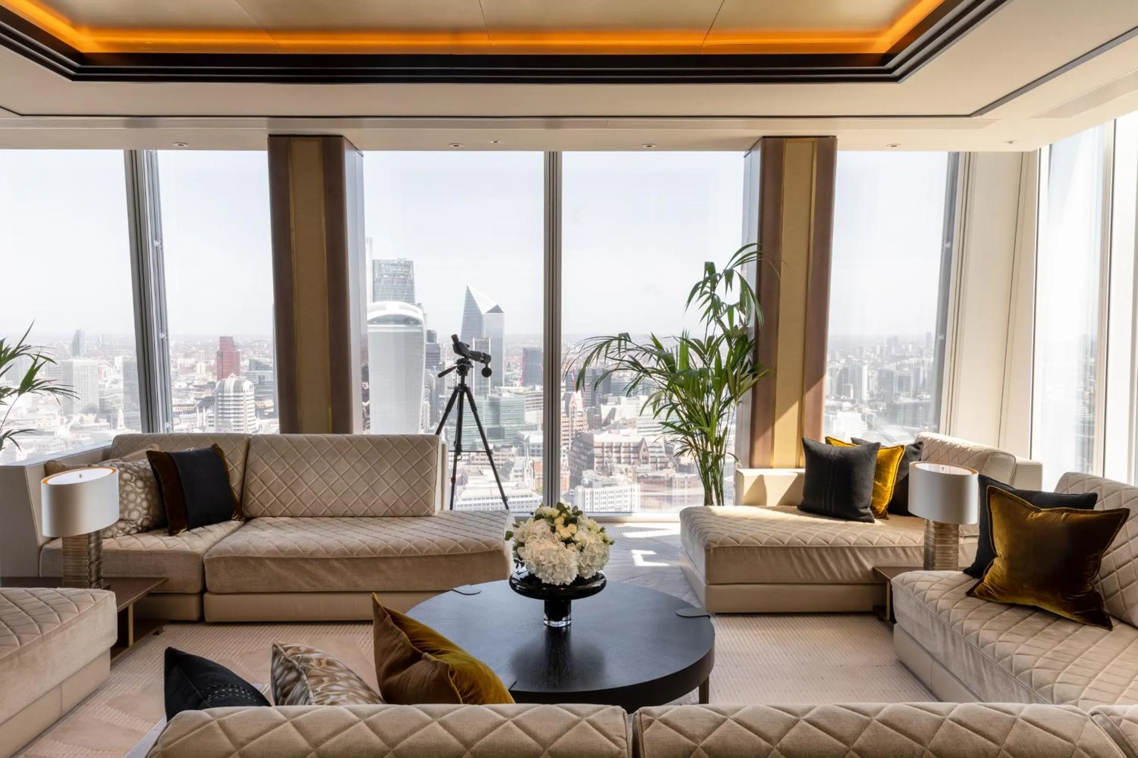 Living room in Shangri-La The Shard, London