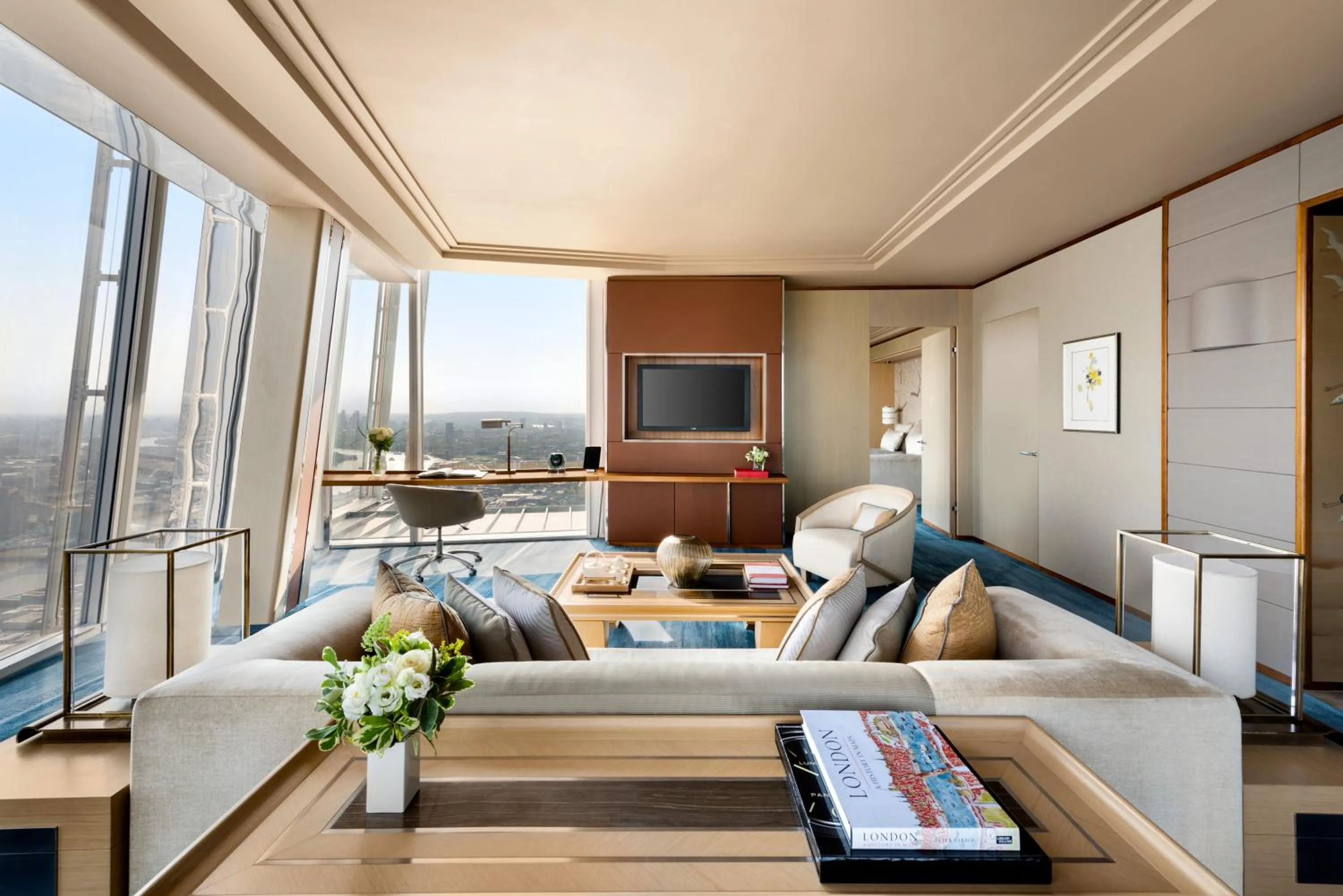 Living room in Shangri-La The Shard, London