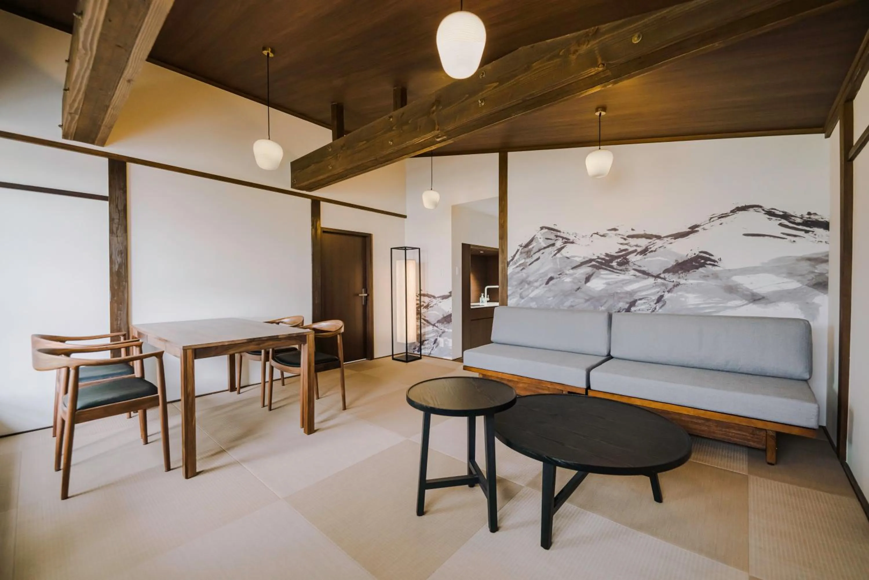 Living room in SKI INN HAKUBA