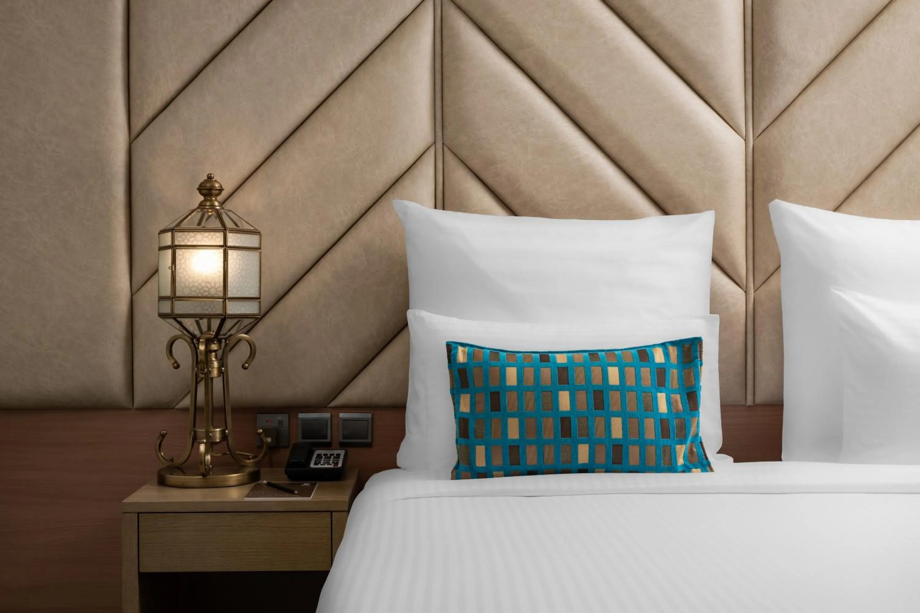 Bed in Elaf Al Taqwa Hotel