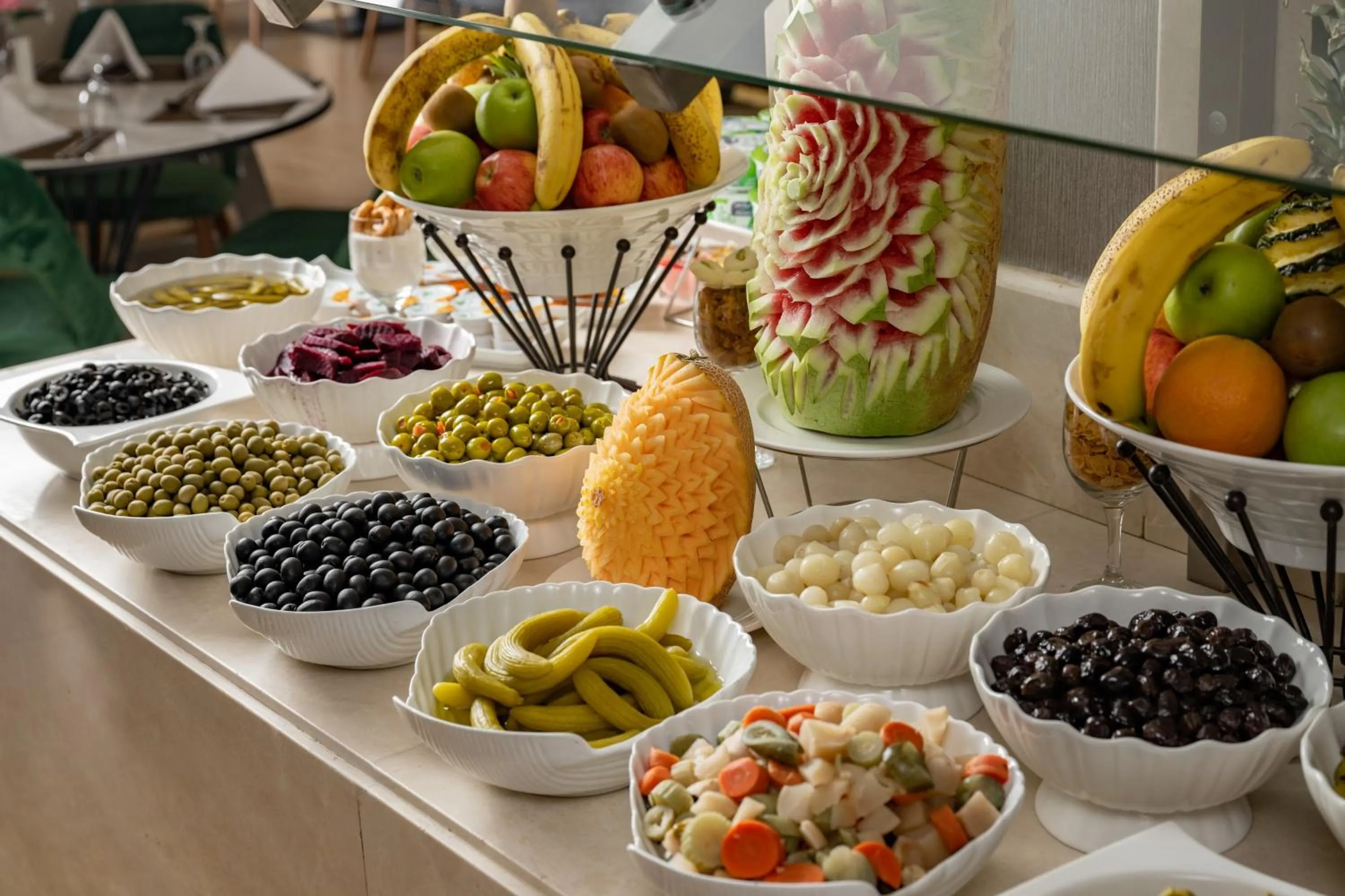 Food and drinks in Elaf Al Taqwa Hotel