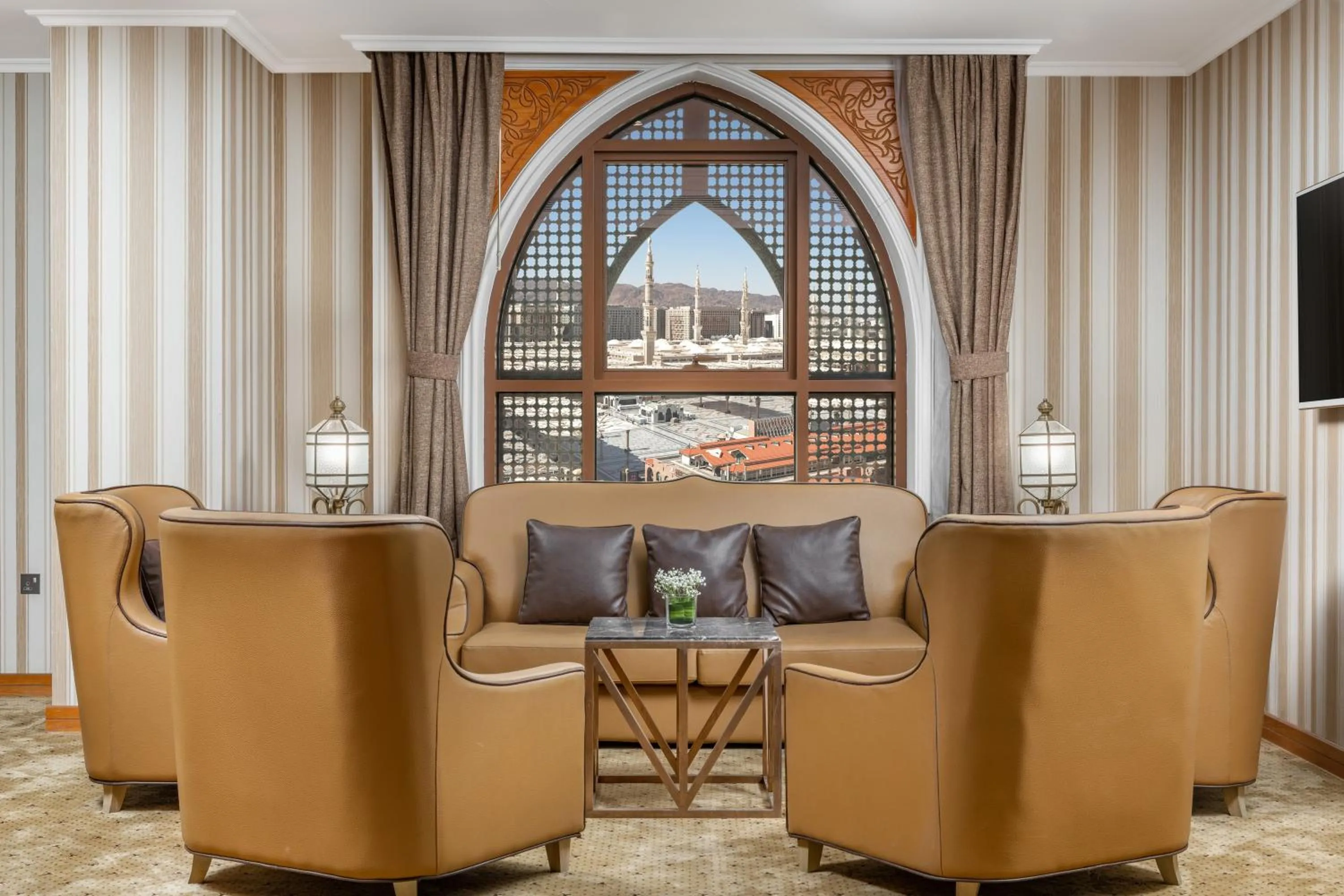 Seating area in Elaf Al Taqwa Hotel