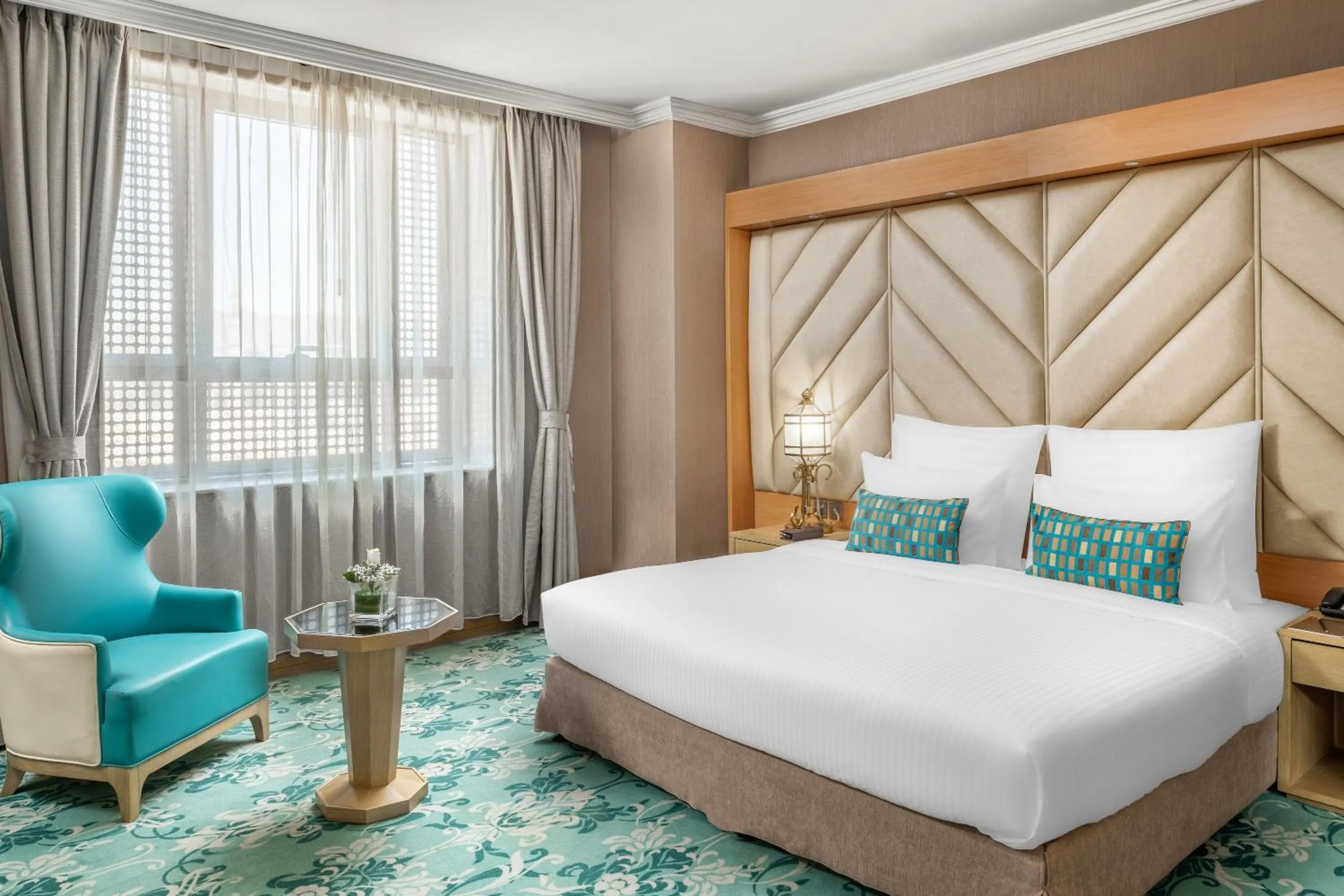 Bed in Elaf Al Taqwa Hotel