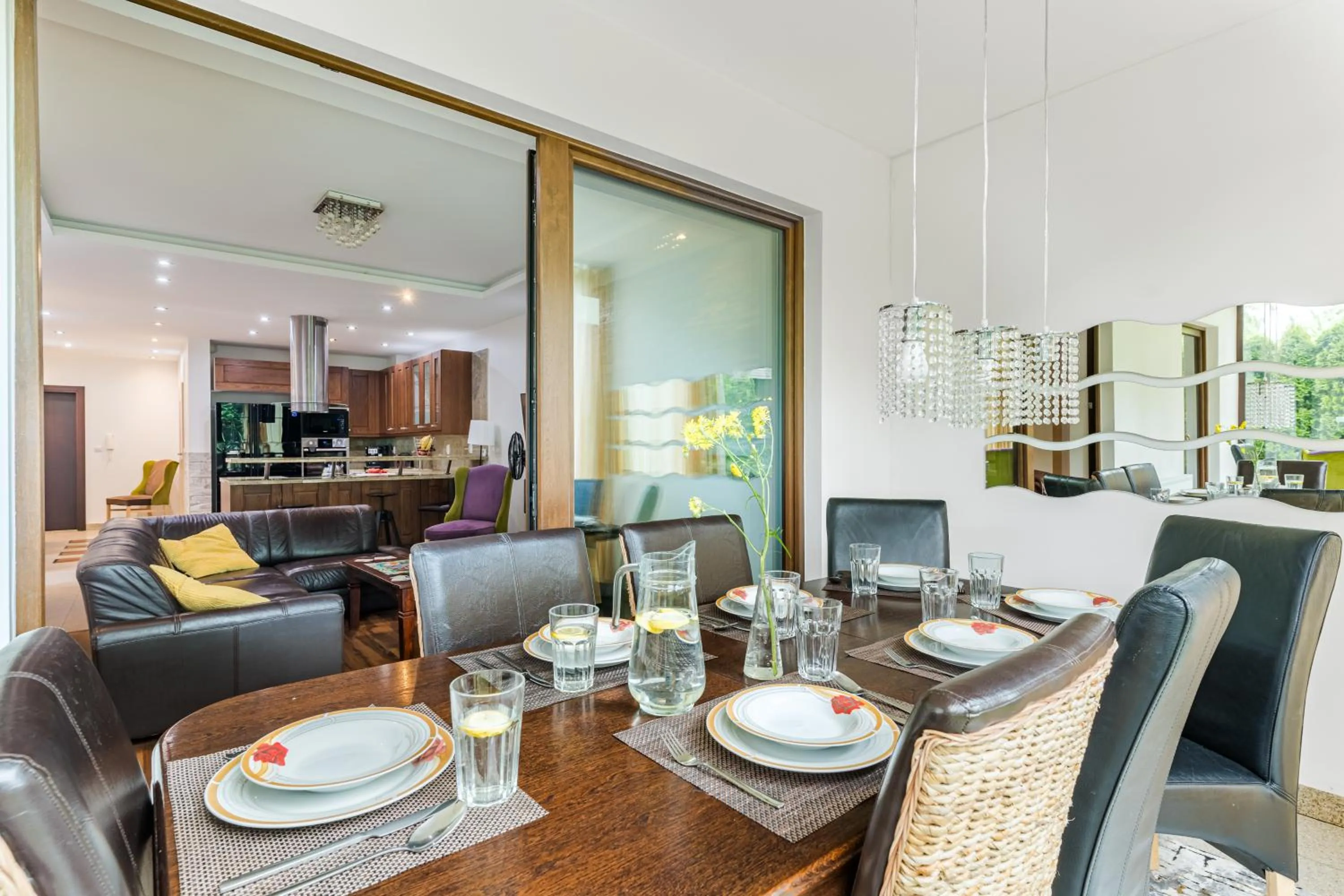 Kitchen or kitchenette in Rezydencja Wind Rose - luxury ApartHotel Gdansk