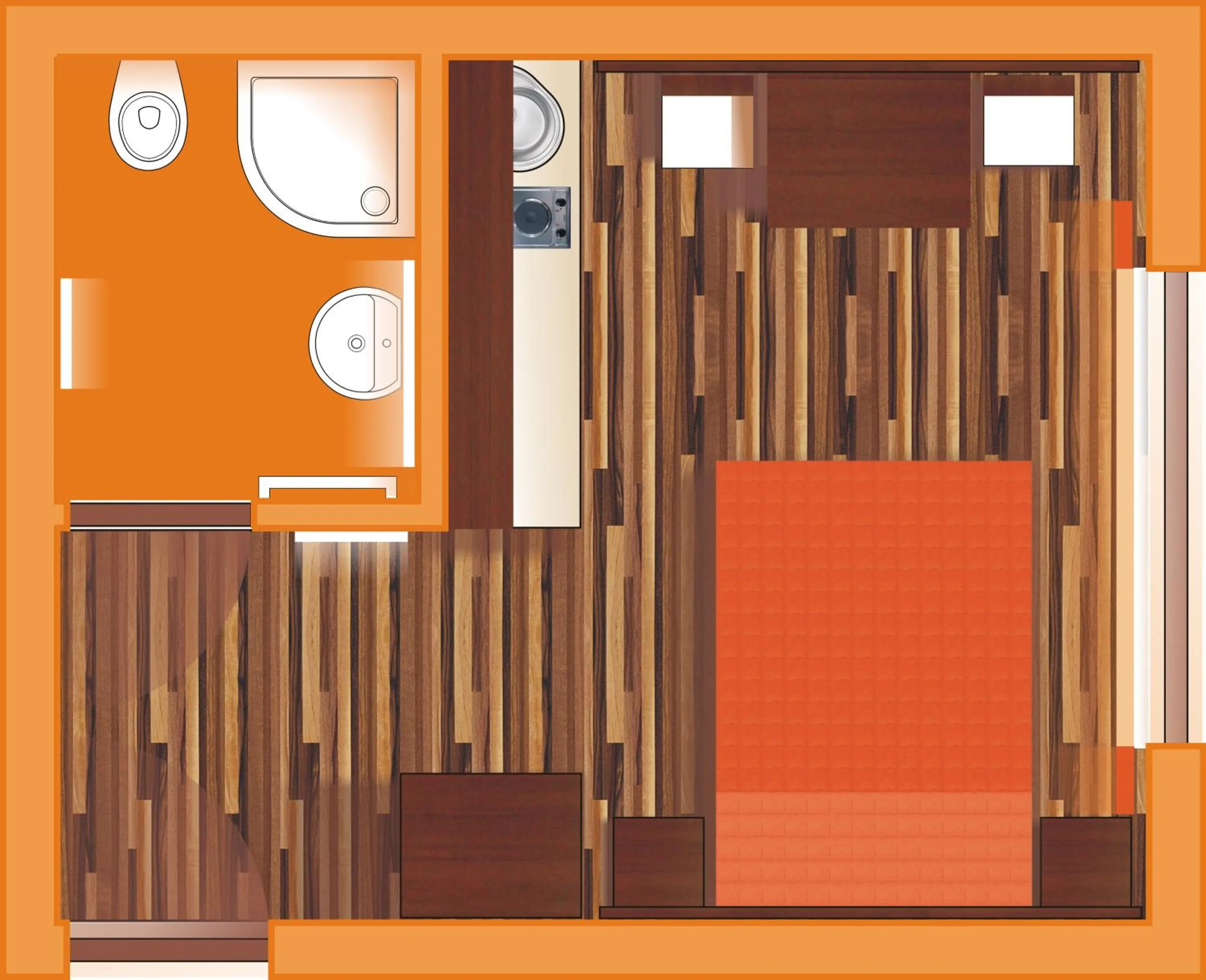 Floor plan in Kompleks Apartament-Serwis
