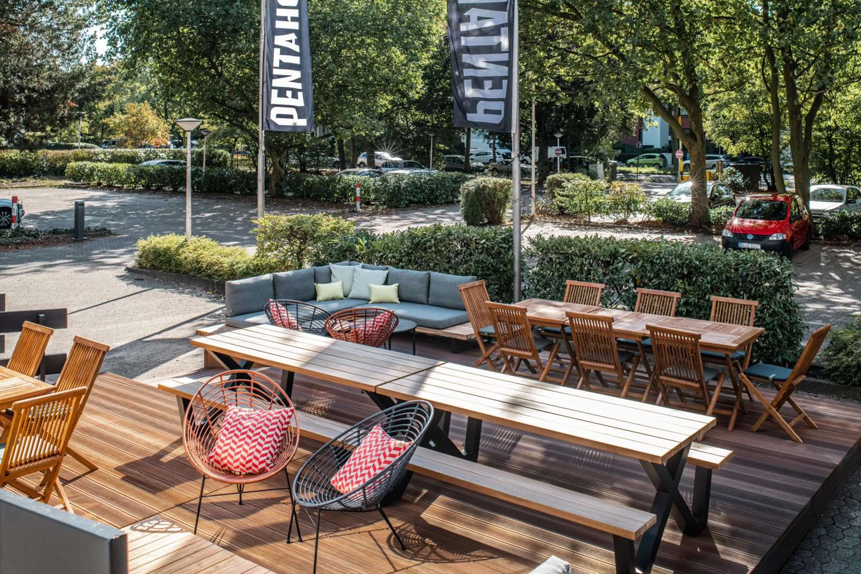 Balcony/Terrace in Pentahotel Bremen