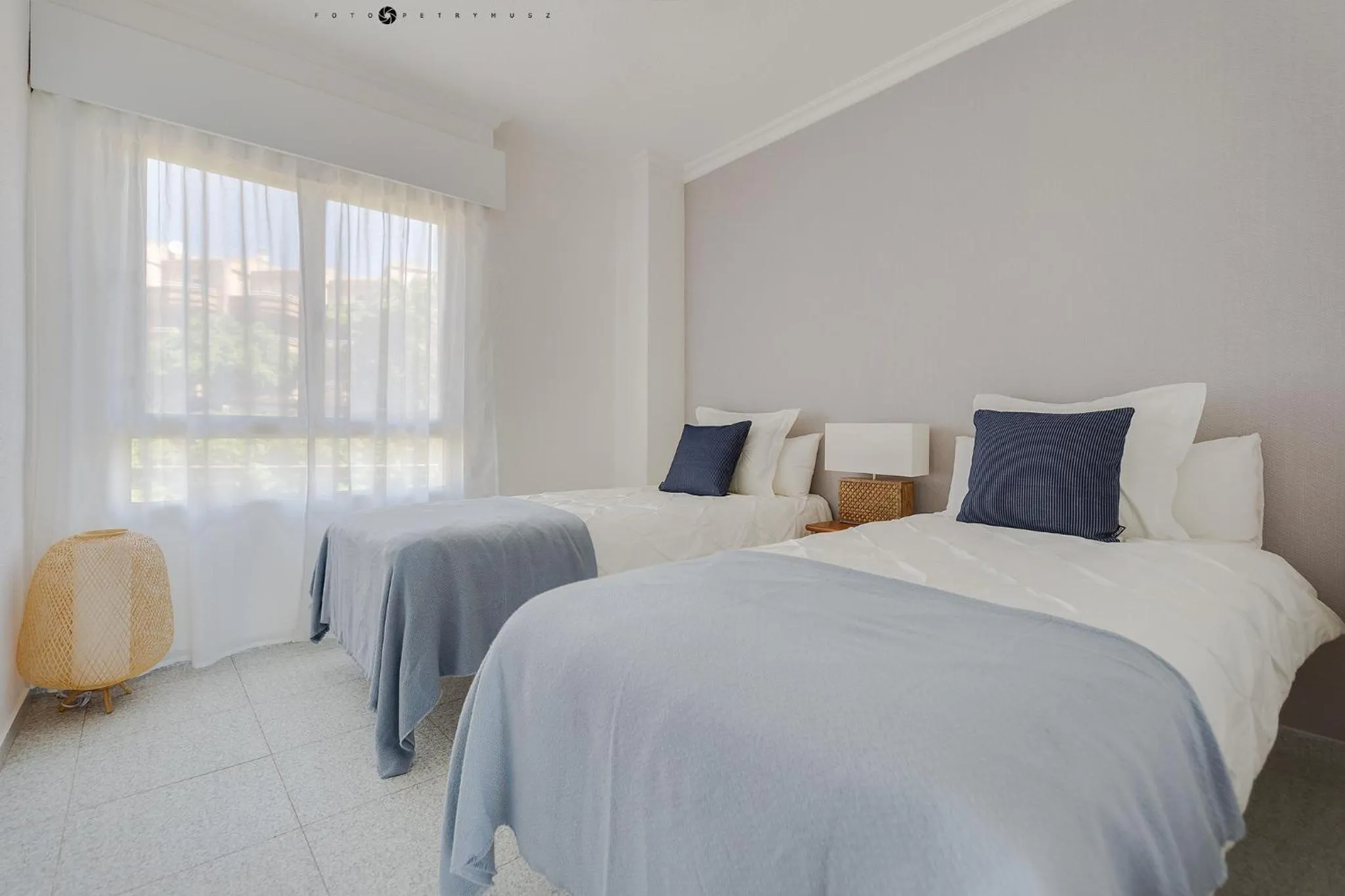 Bed in Apartamento del Mar - Playa Muchavista