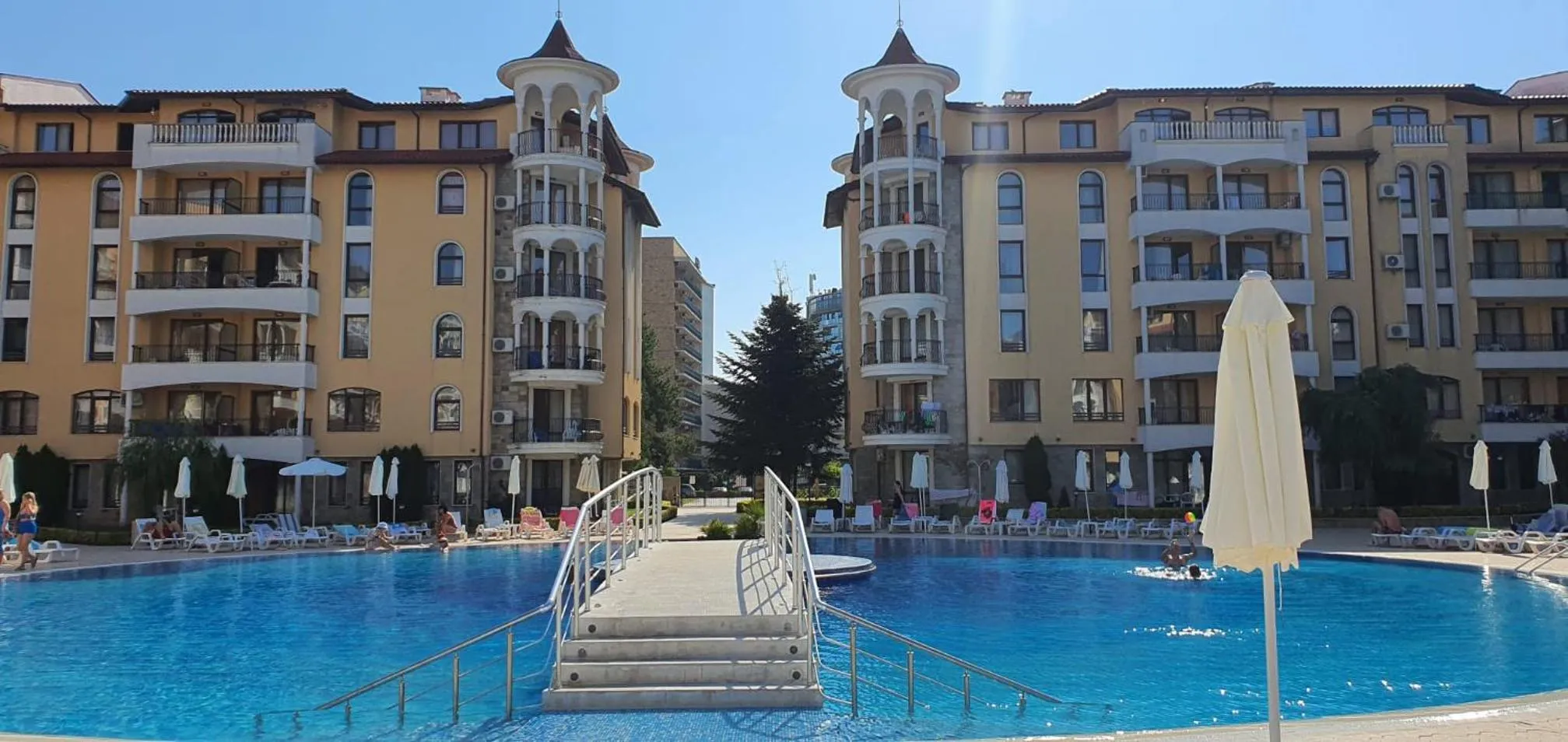 Swimming pool in Royal Sun premium apartment