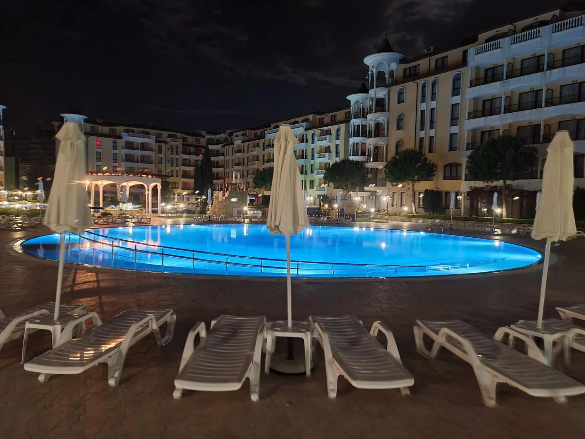 Swimming pool in Royal Sun premium apartment