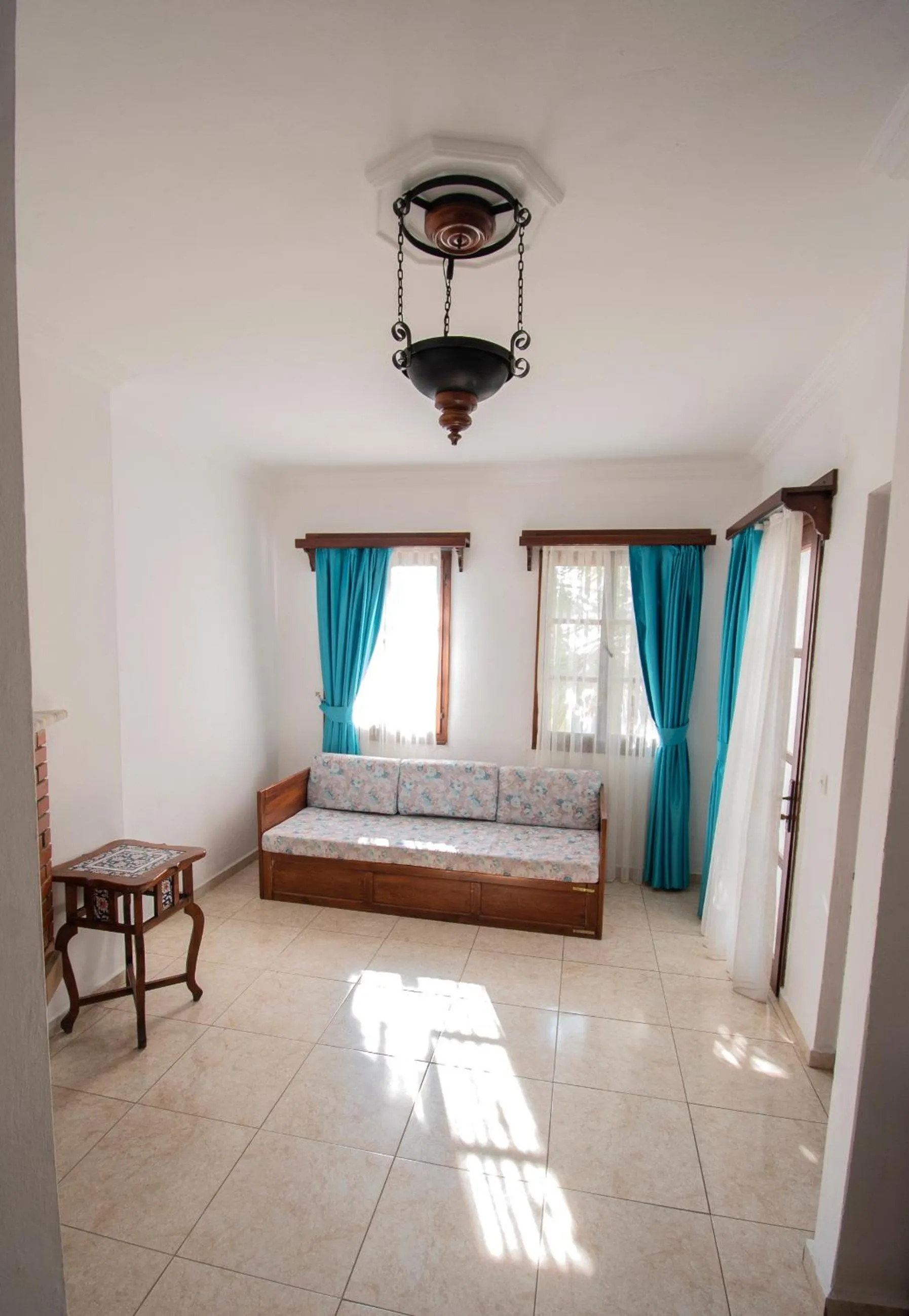 Living room, Bed in Sami Beach Hotel- All Inclusive