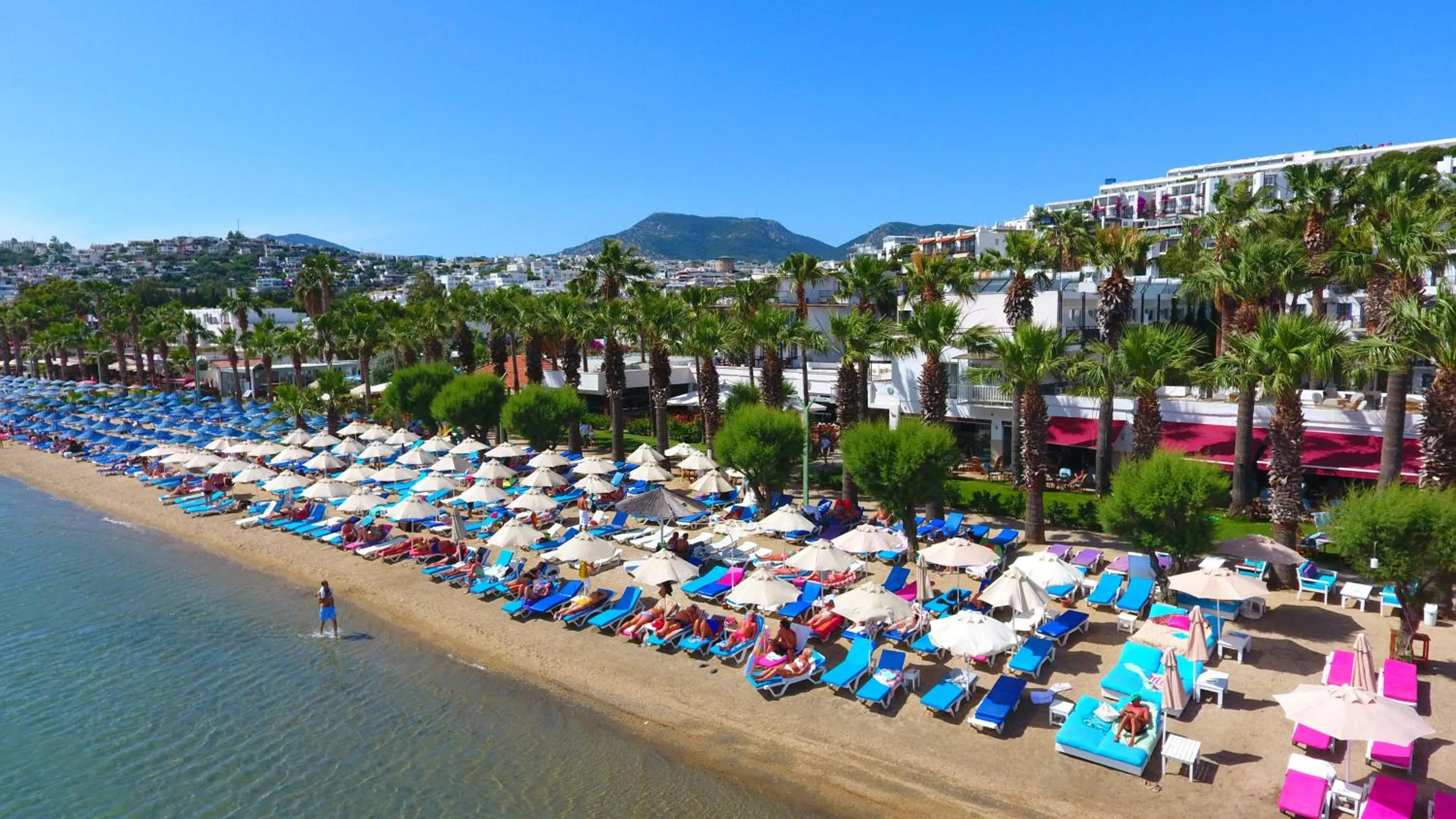 People in Sami Beach Hotel- All Inclusive