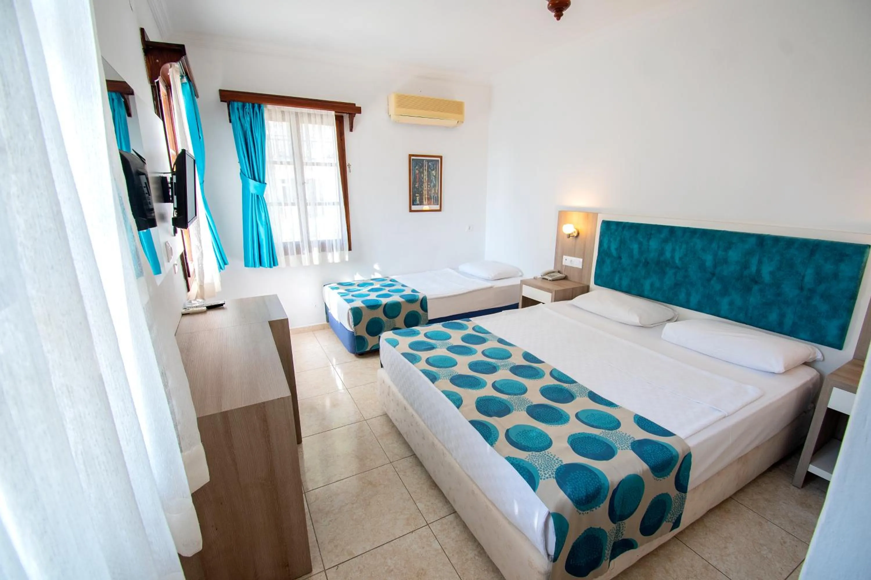 Bed in Sami Beach Hotel- All Inclusive
