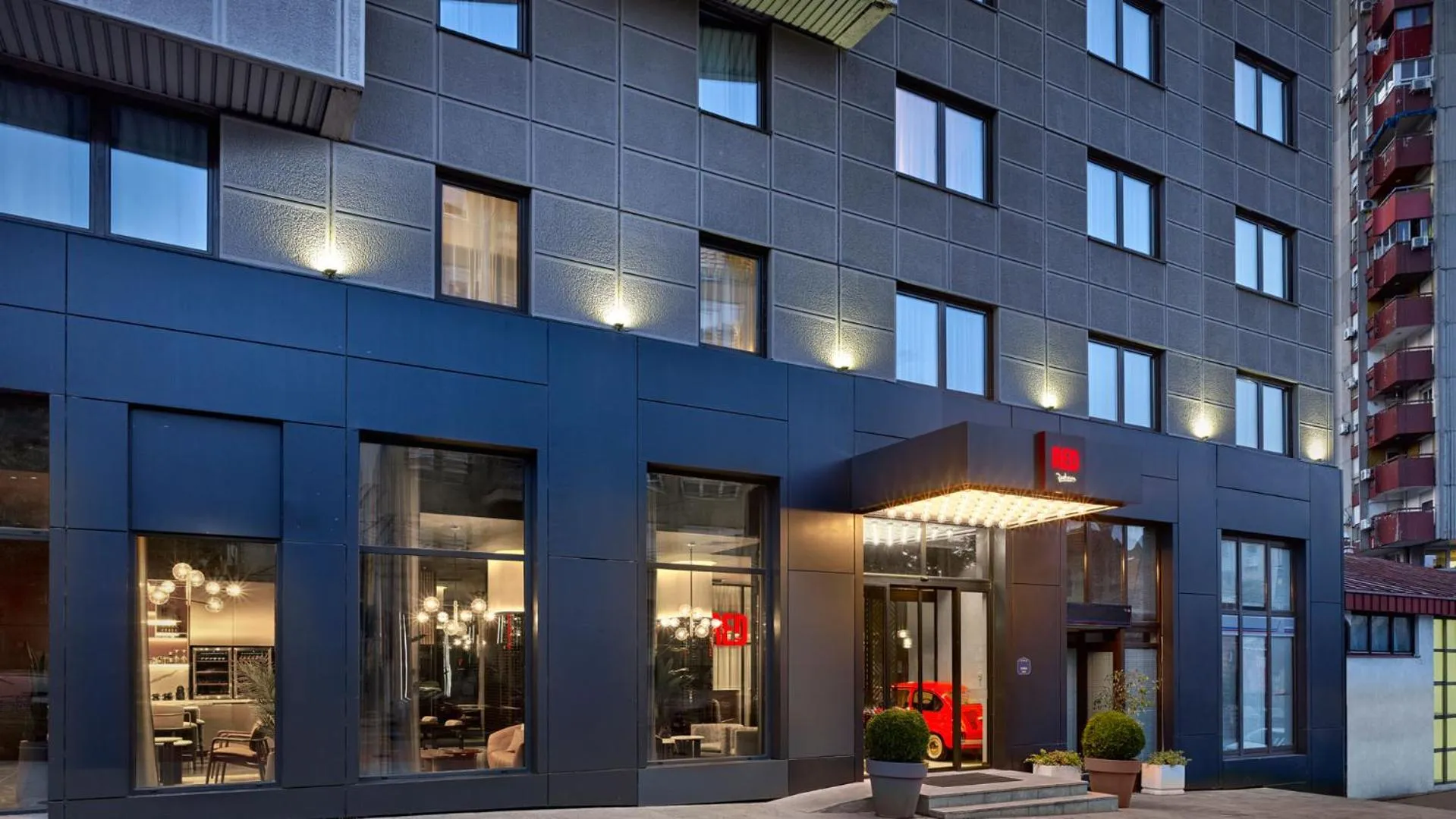 Property building in Radisson RED Belgrade