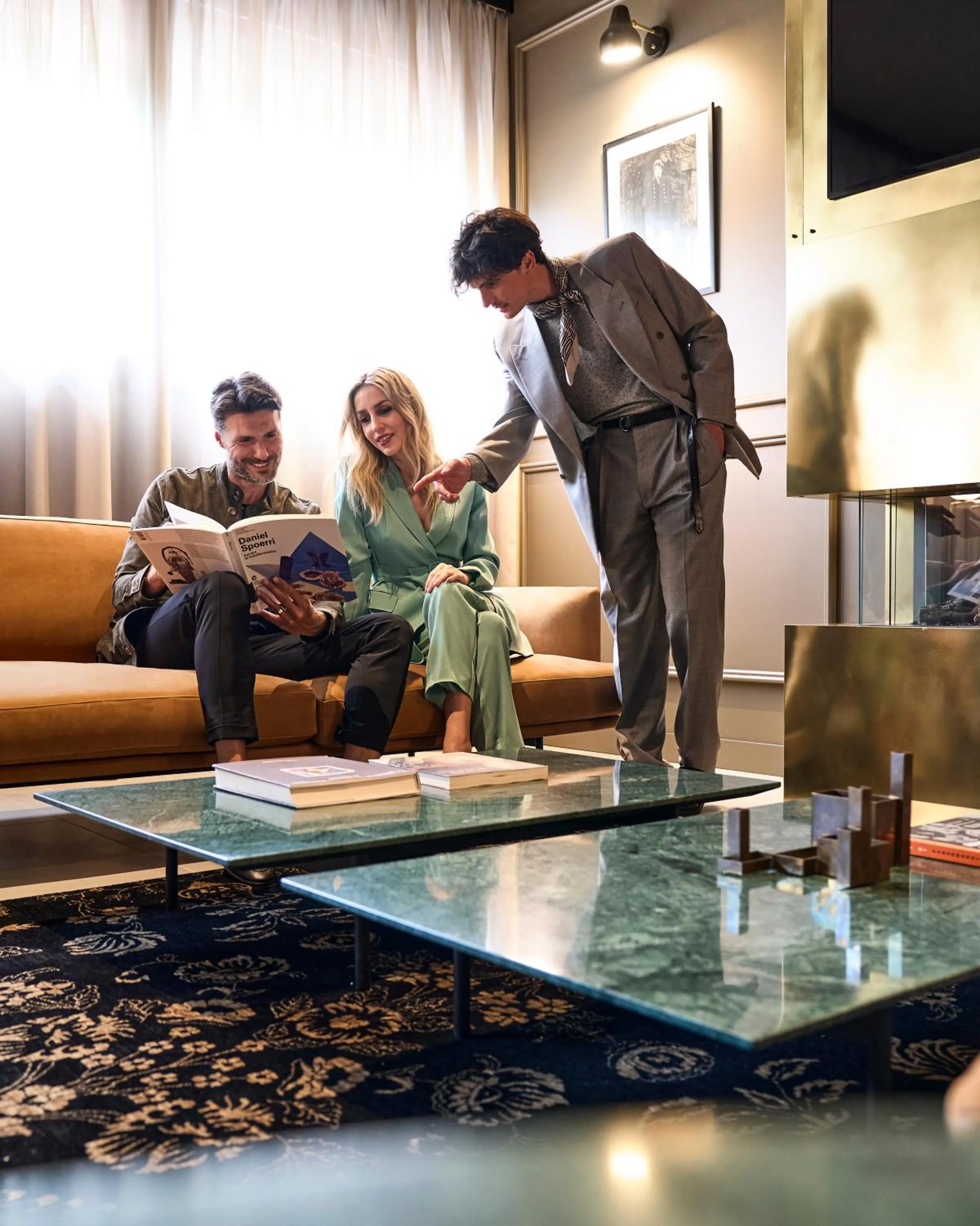 Communal lounge/ TV room in Executive Spa Hotel