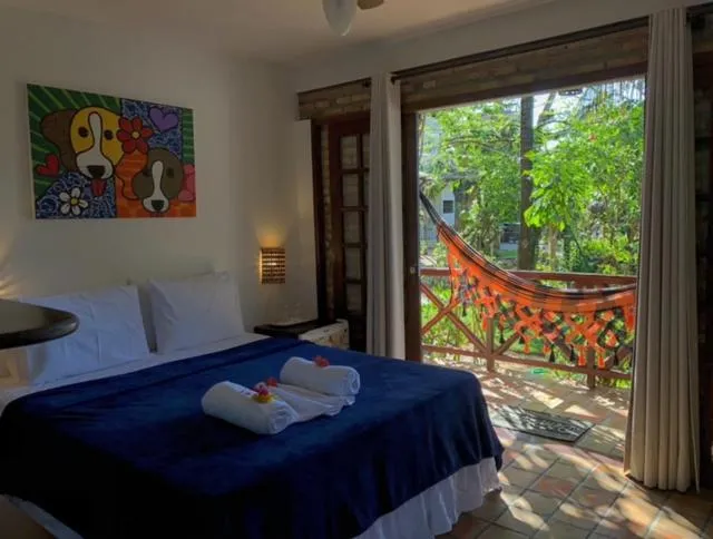 Bed in Pousada Pomar da Pipa