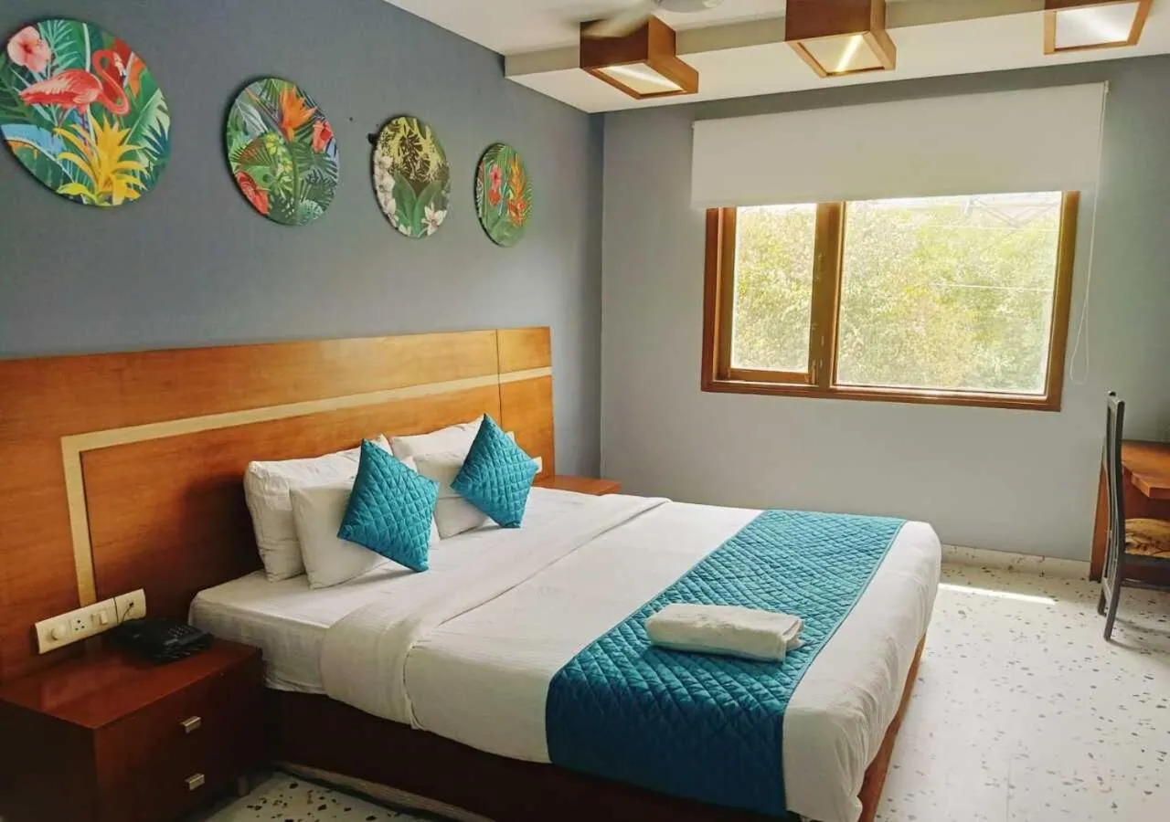 Photo of the whole room, Bed in Asian Suites IFFCO Metro Station Gurugram