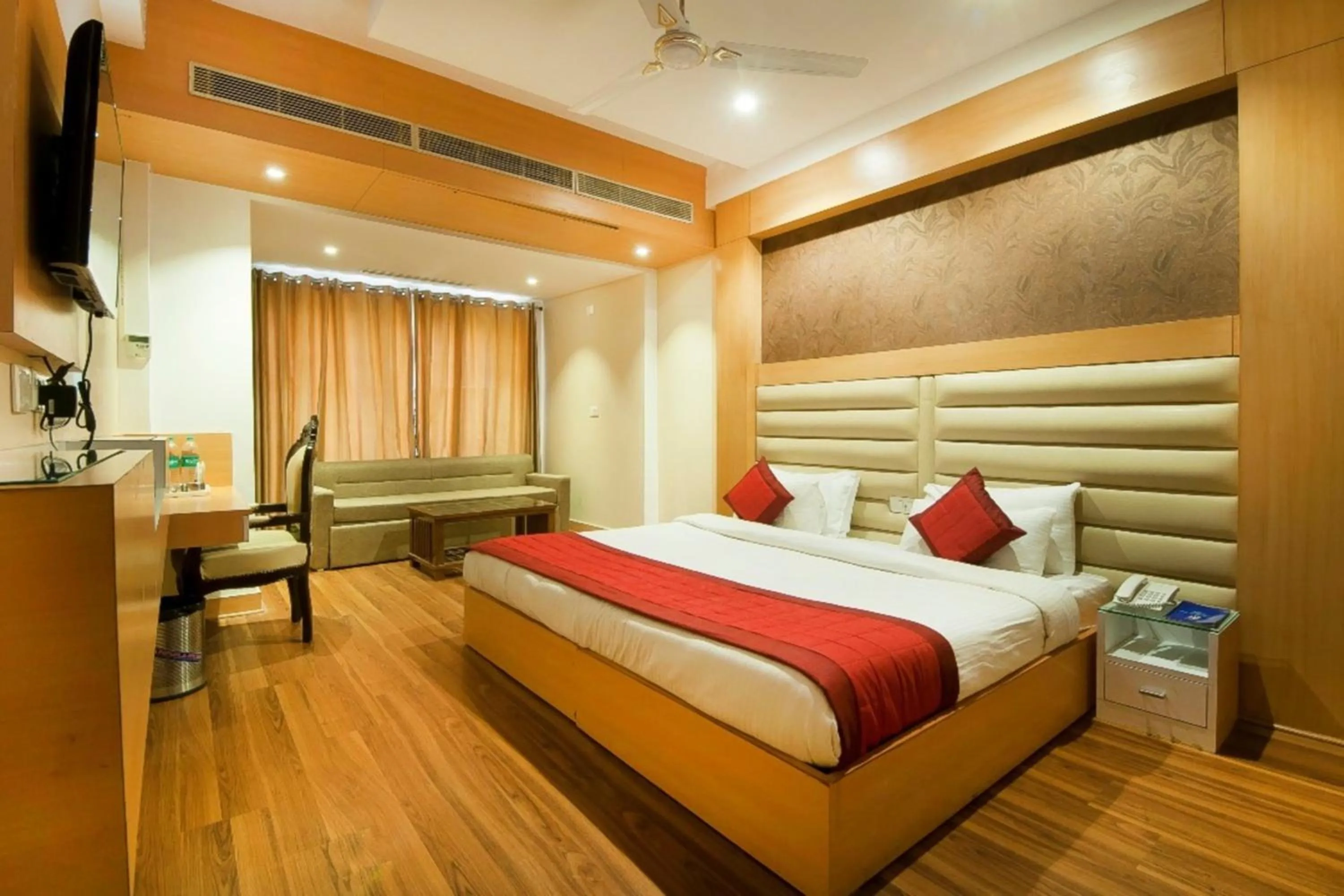 Photo of the whole room, Bed in Asian Suites IFFCO Metro Station Gurugram