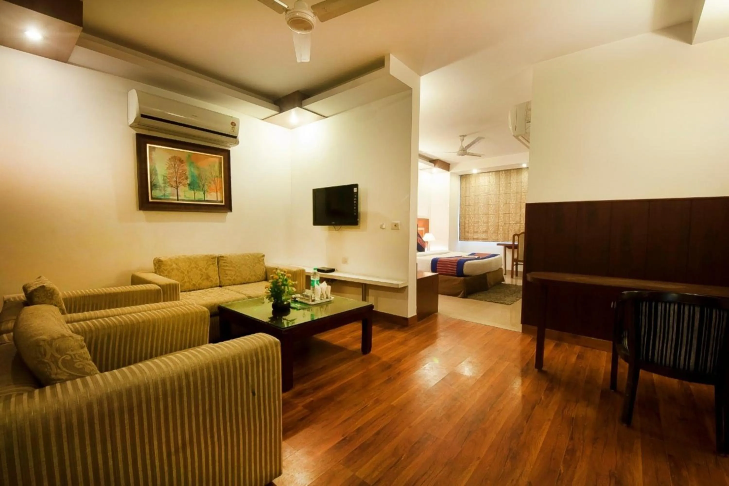 Photo of the whole room, Bed in Asian Suites IFFCO Metro Station Gurugram