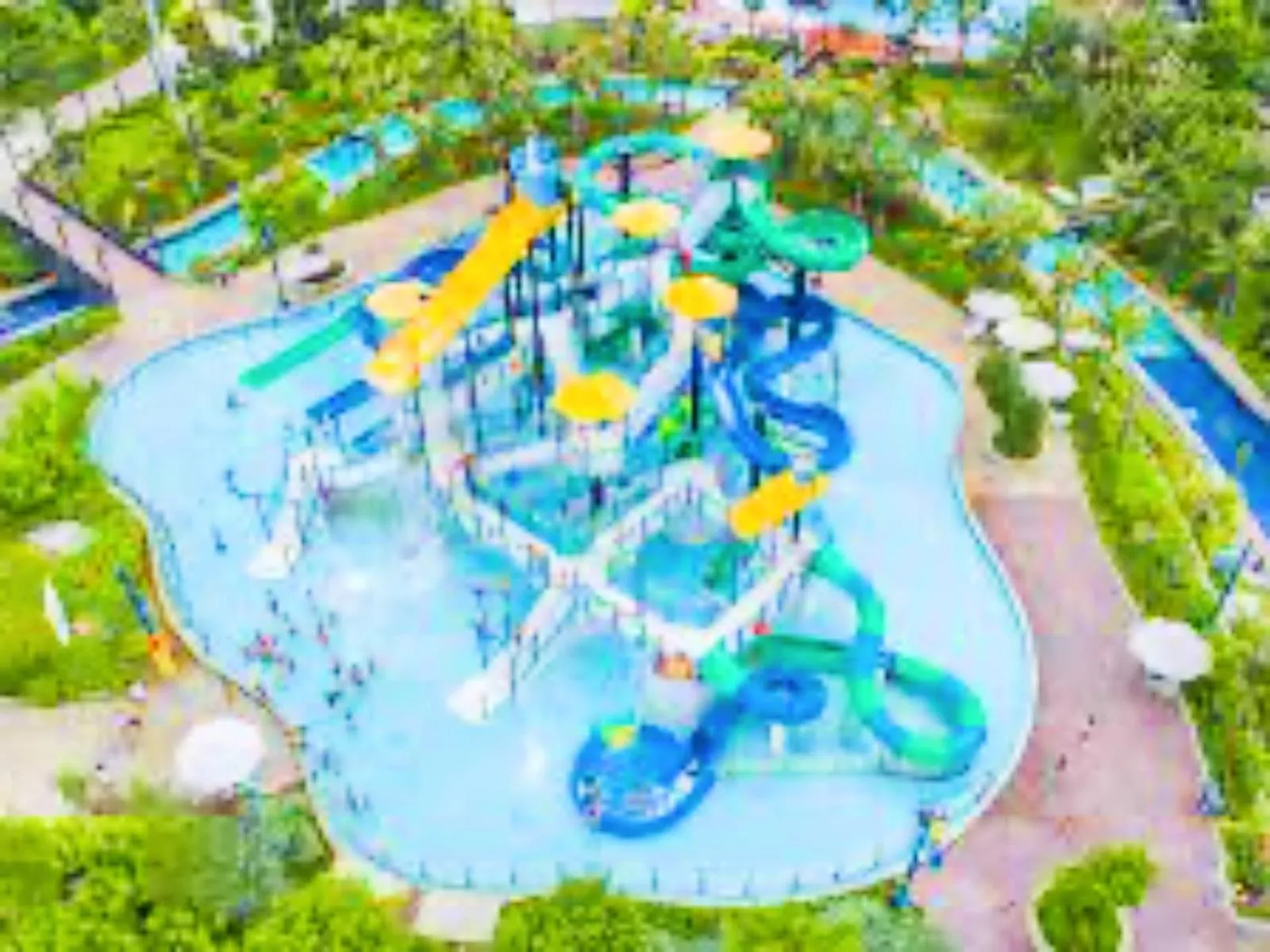 Aqua park in Bai Chay Panda Hotel