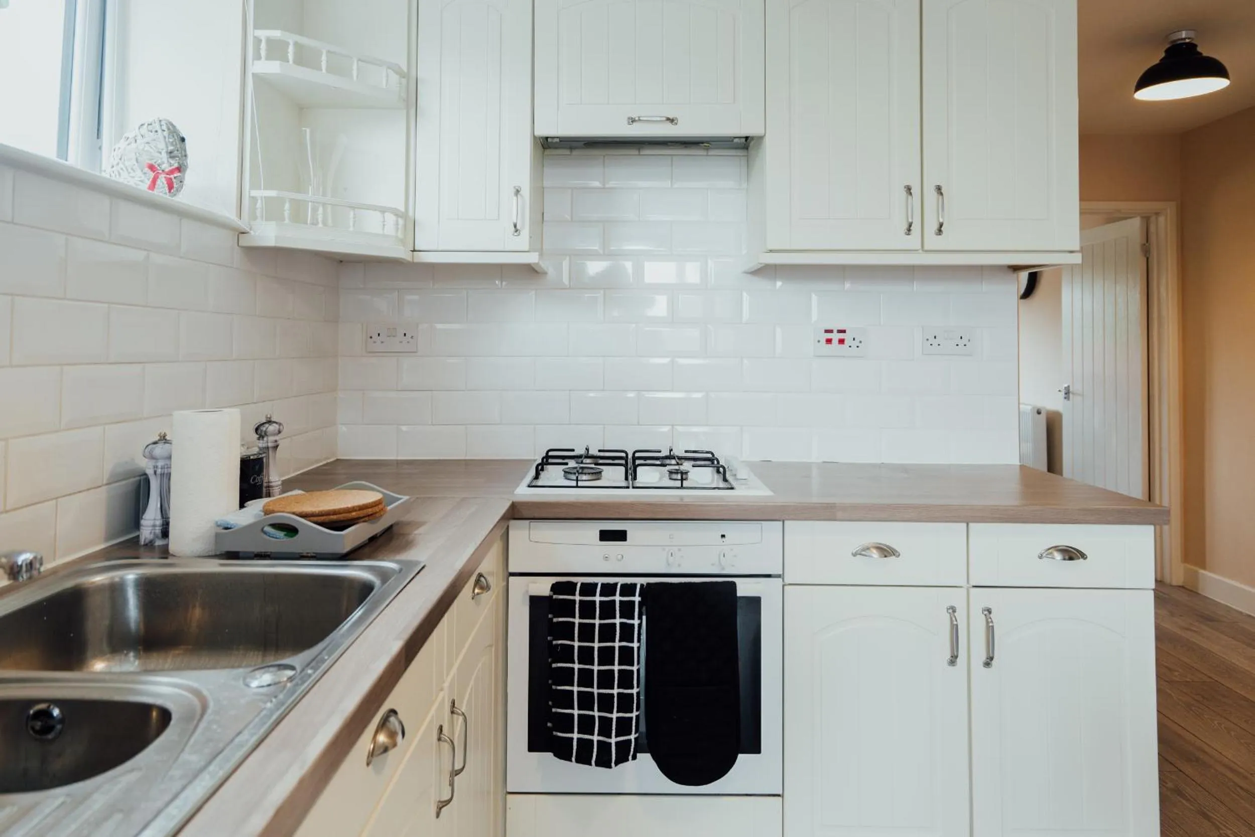 Kitchen or kitchenette in Bellengers Apartments
