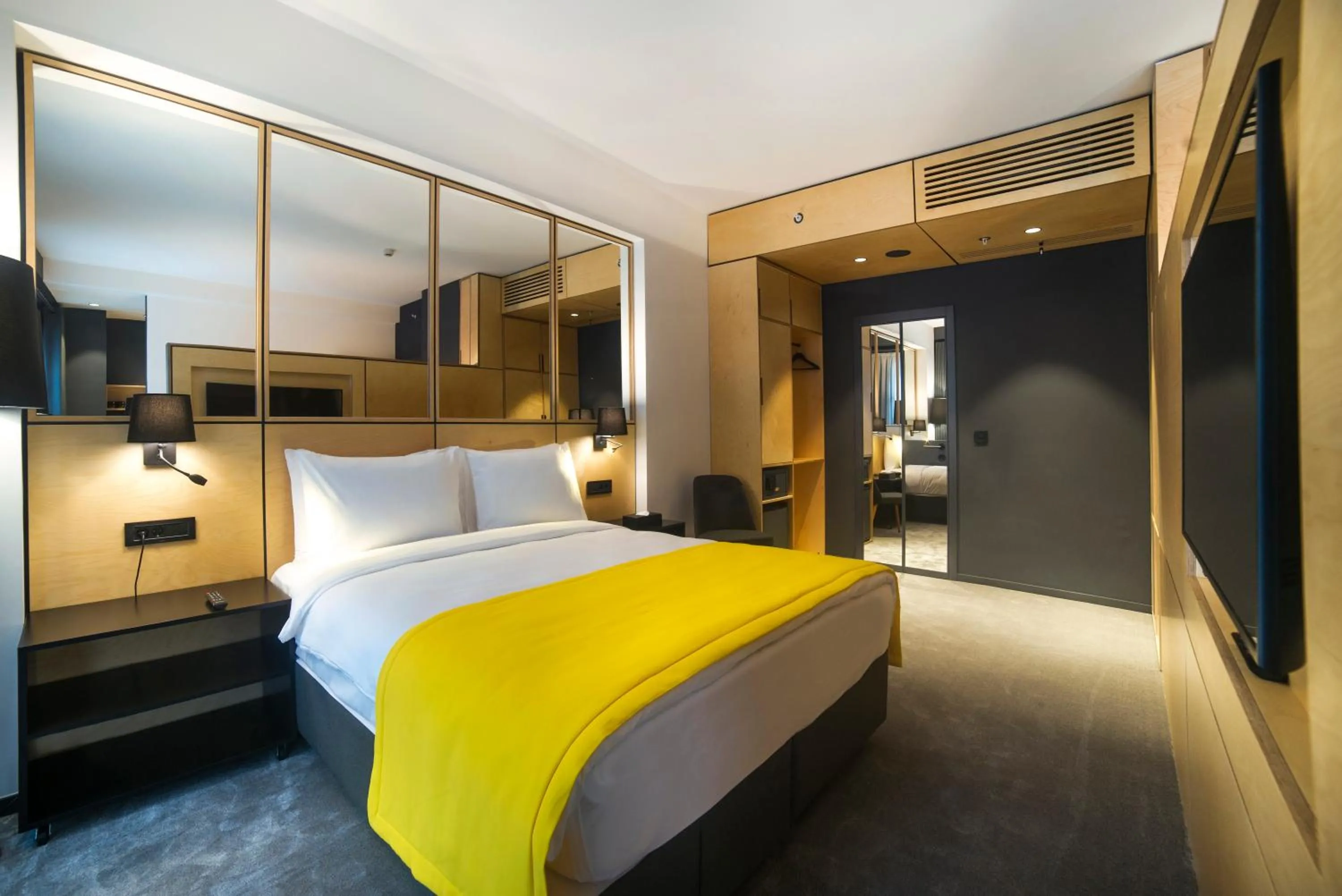 Bed in Trip Park Hotel