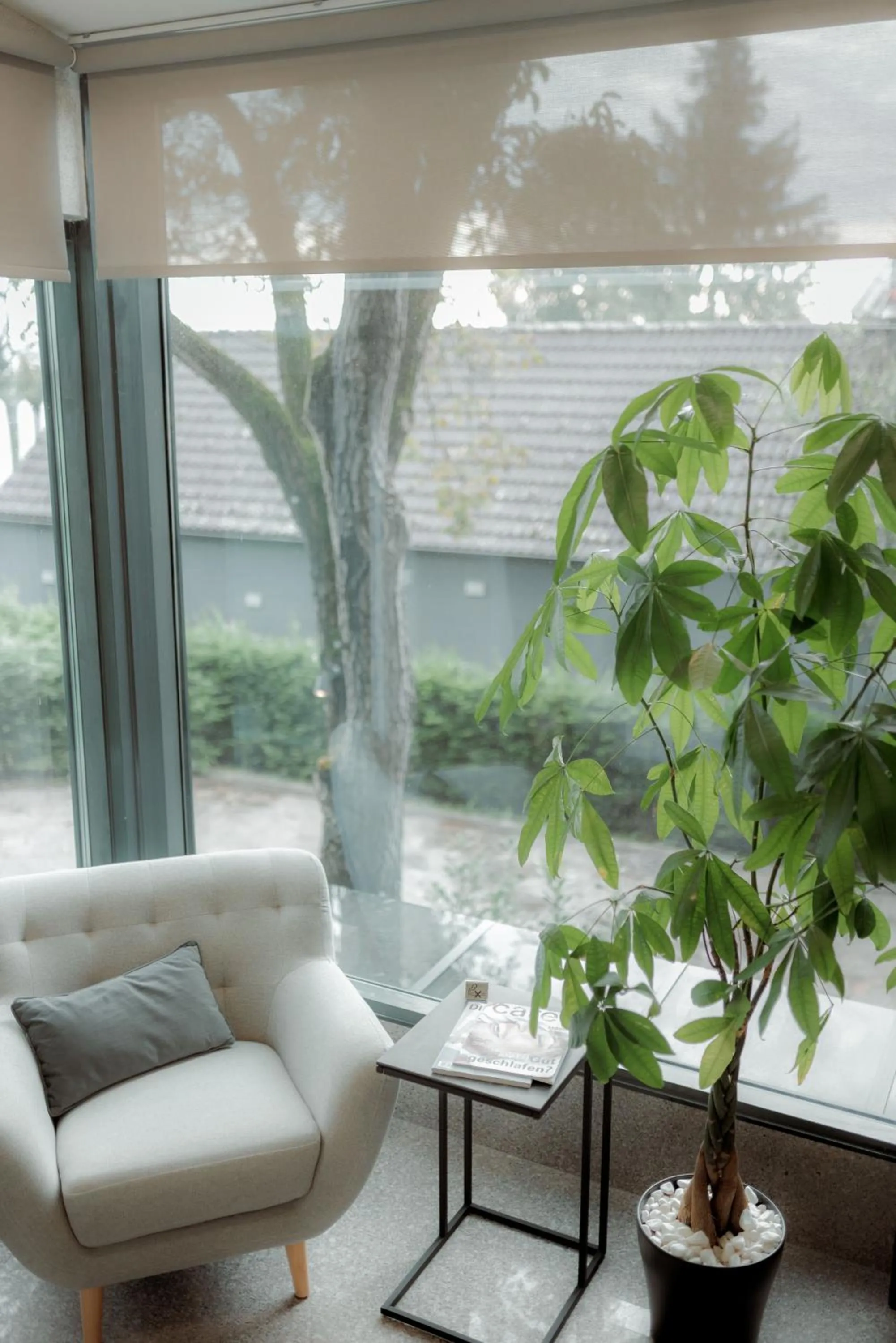 Seating area in NED Hotel