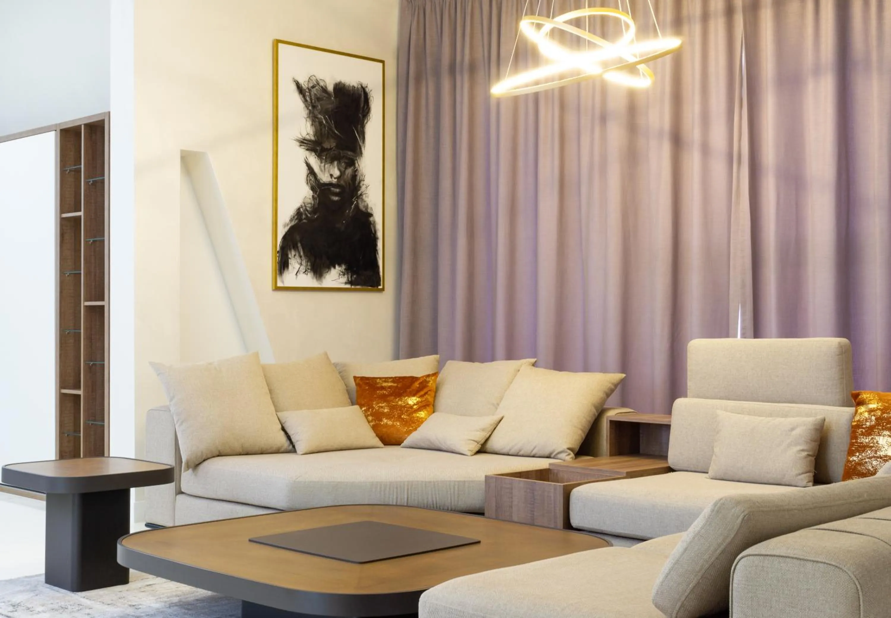 Living room in NED Hotel