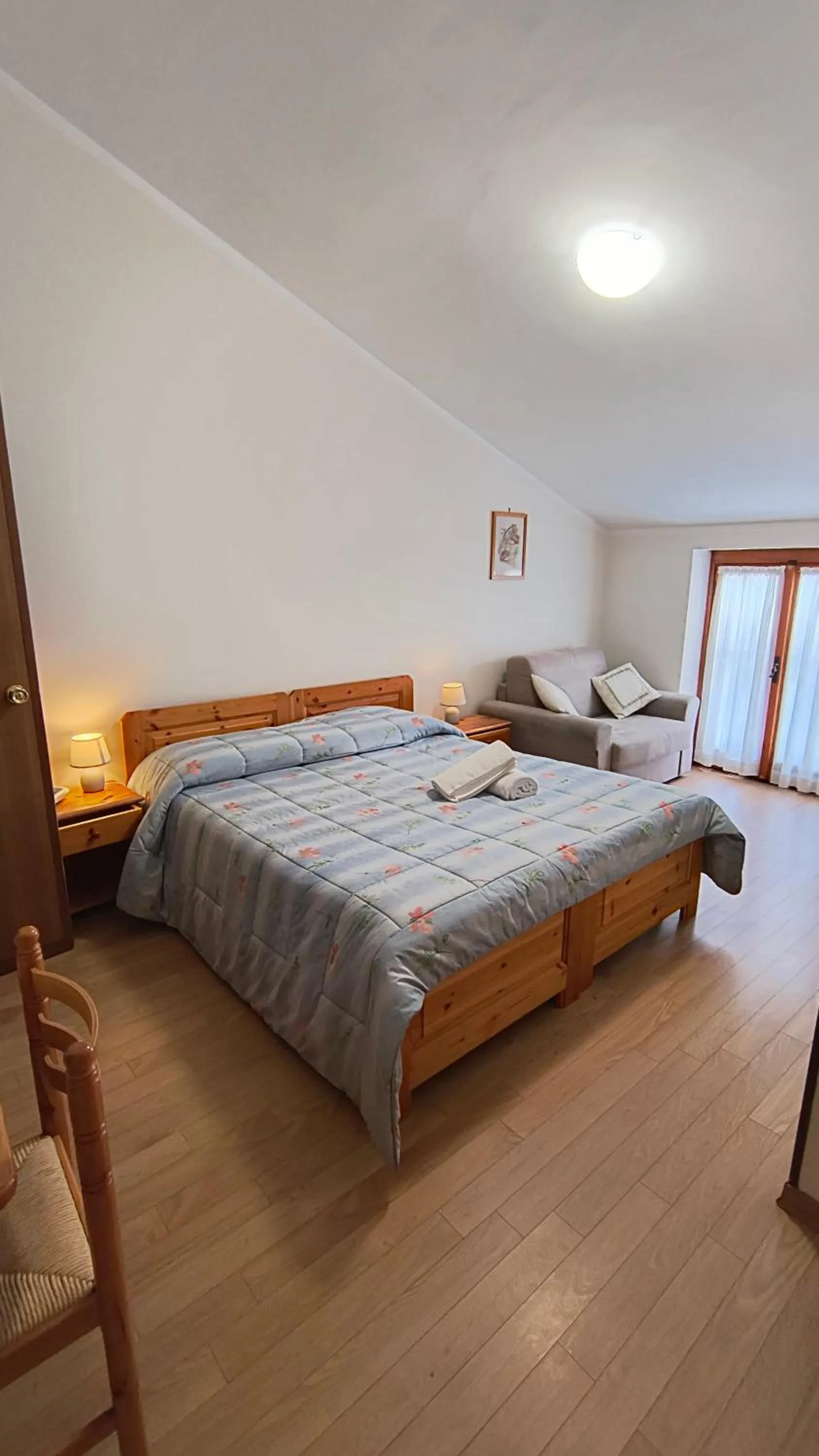 Bed in Hotel Blanchetti