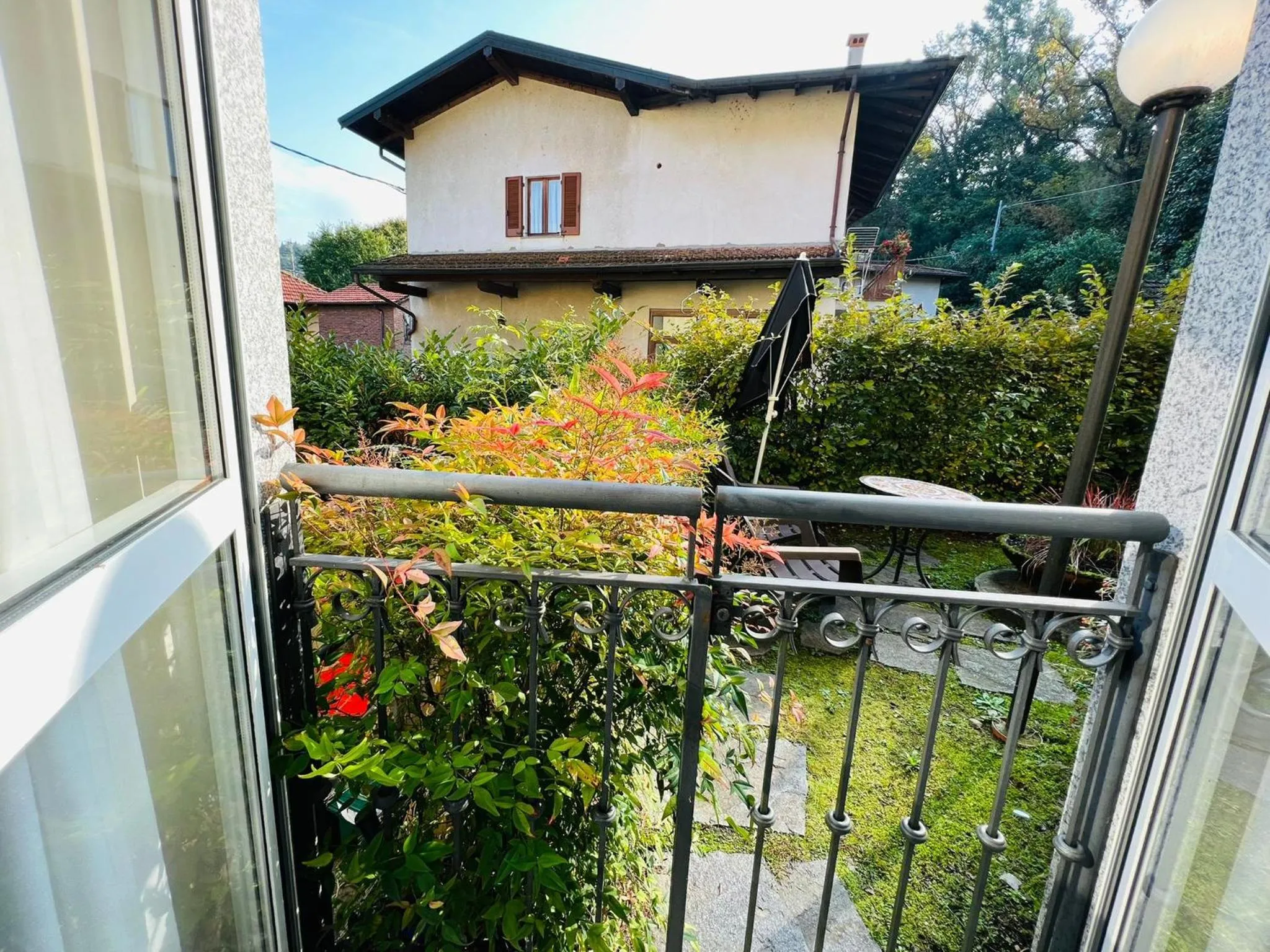 Garden in hotel garni Santa Caterina