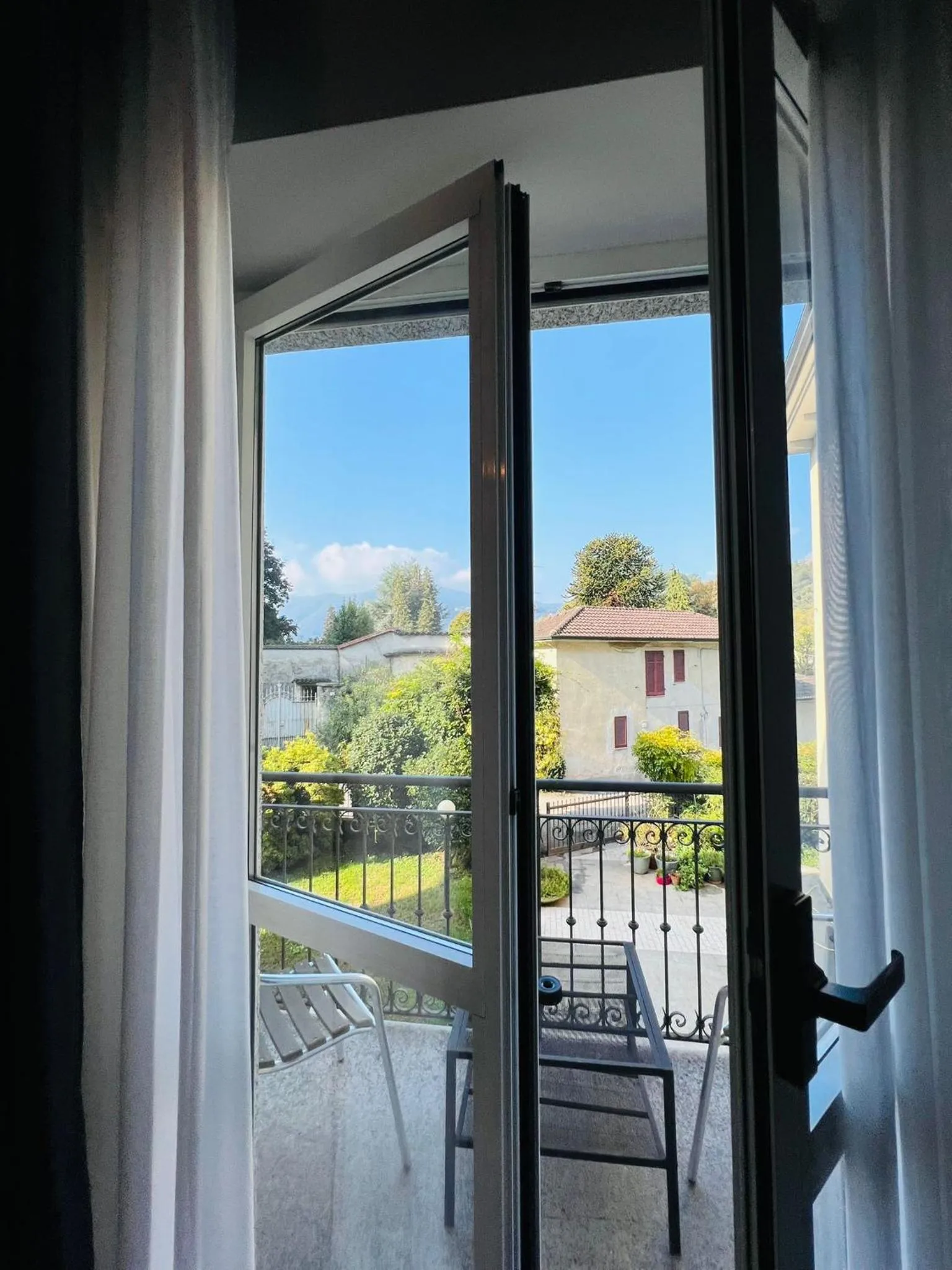 Balcony/Terrace in hotel garni Santa Caterina