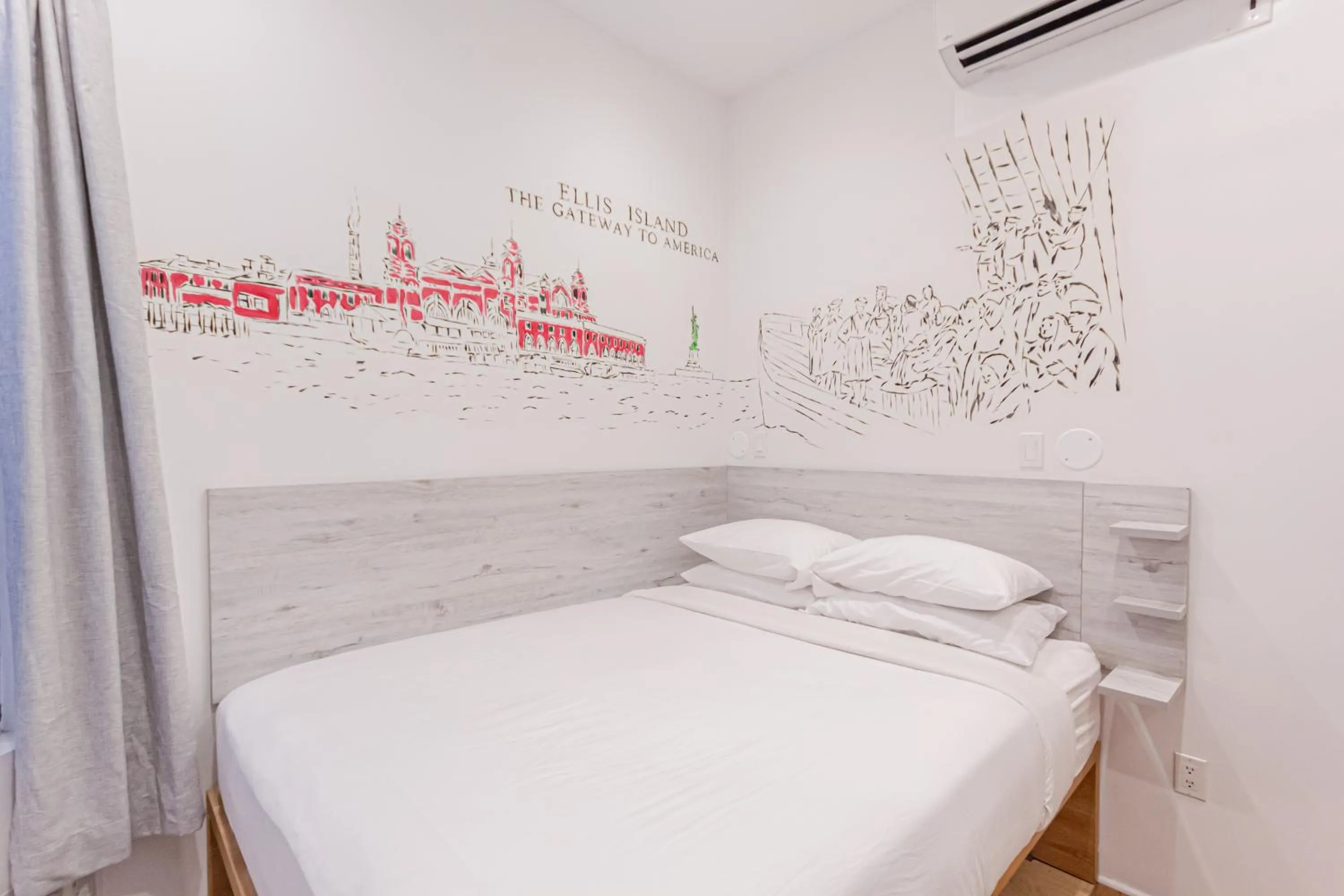 Bed in JG Times SQ Hotel by JGSTAY