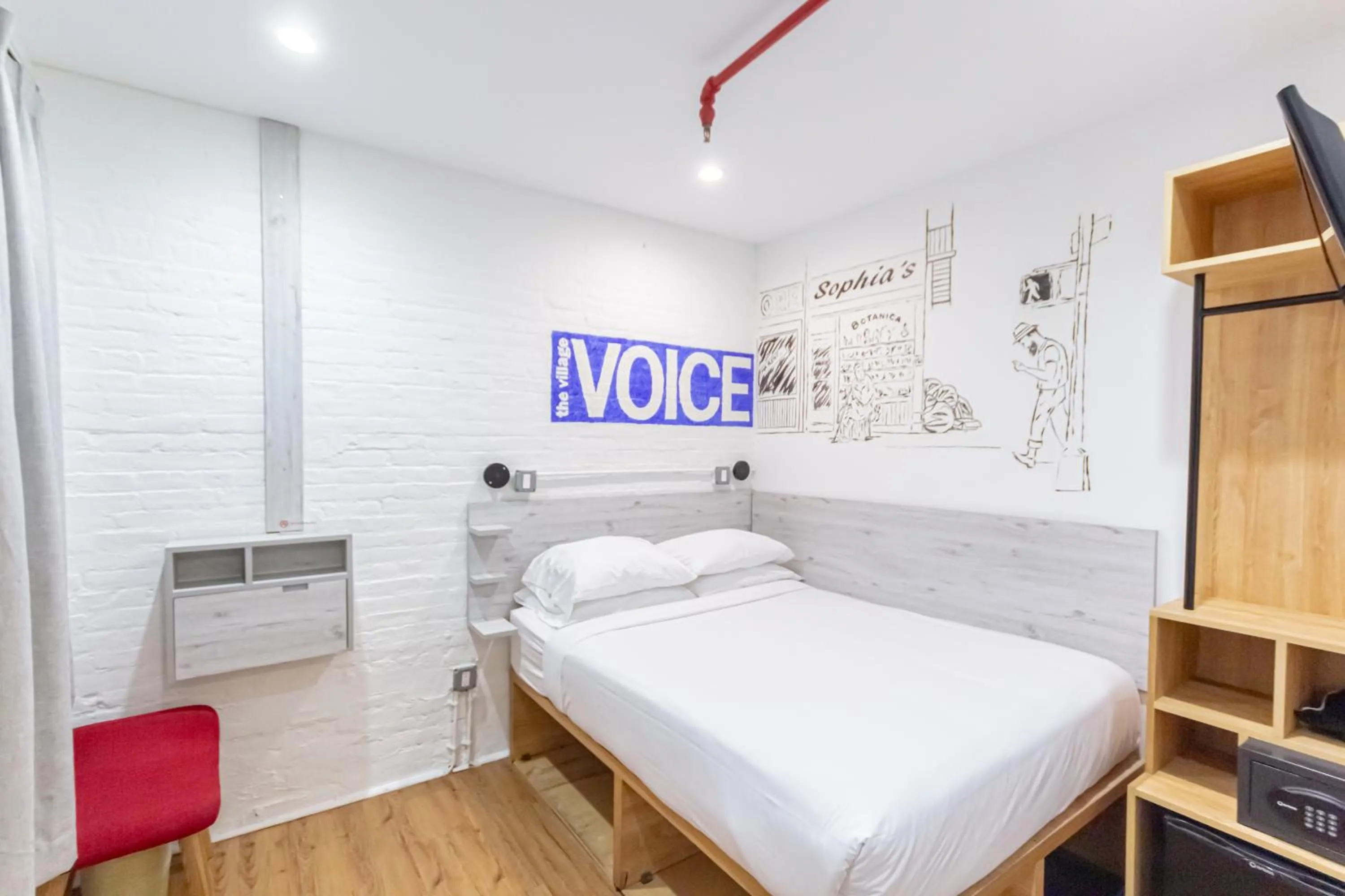 Bed in JG Times SQ Hotel by JGSTAY