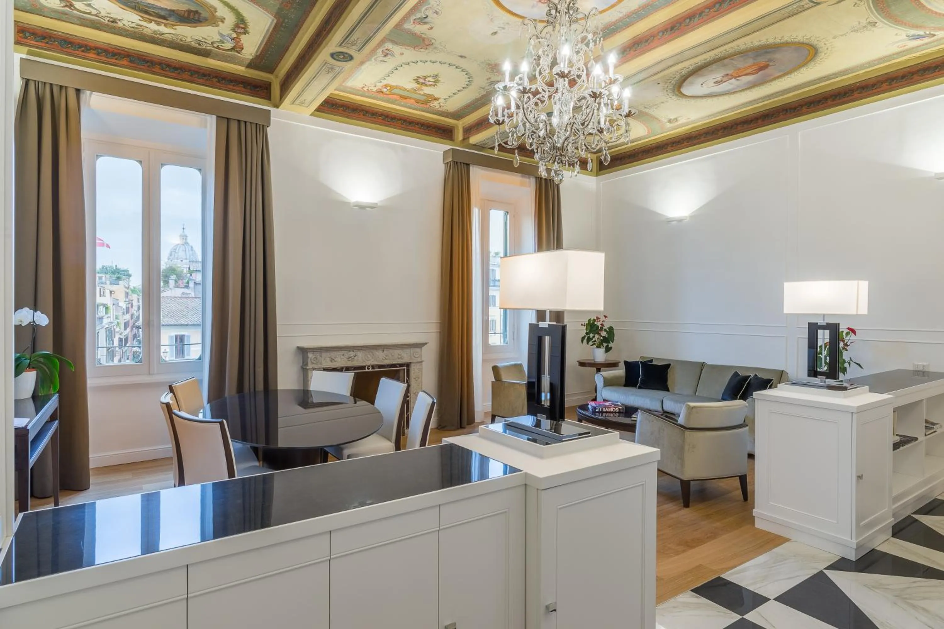 Living room in Internazionale Domus