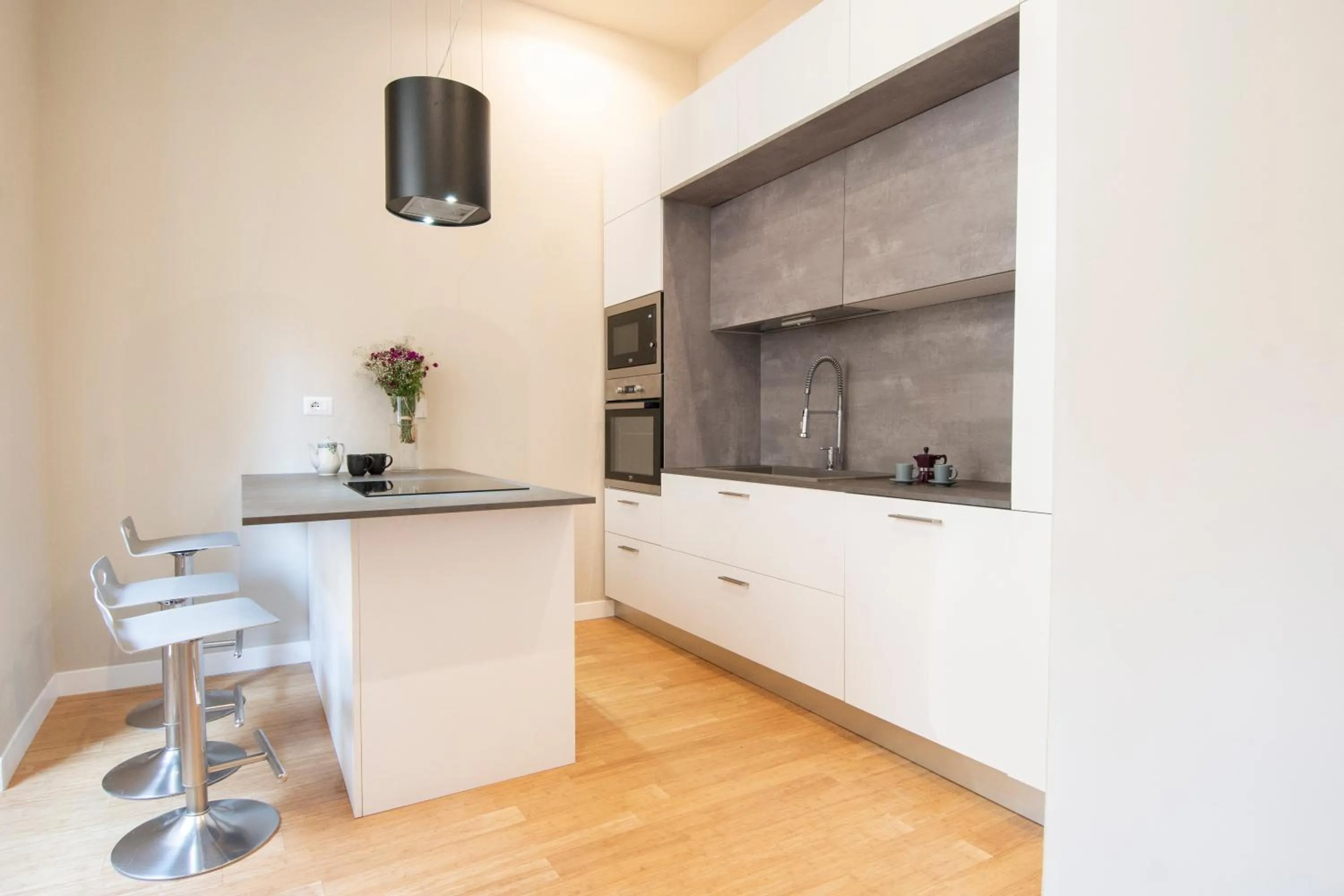 Kitchen or kitchenette in Boutique Hotel Galatea