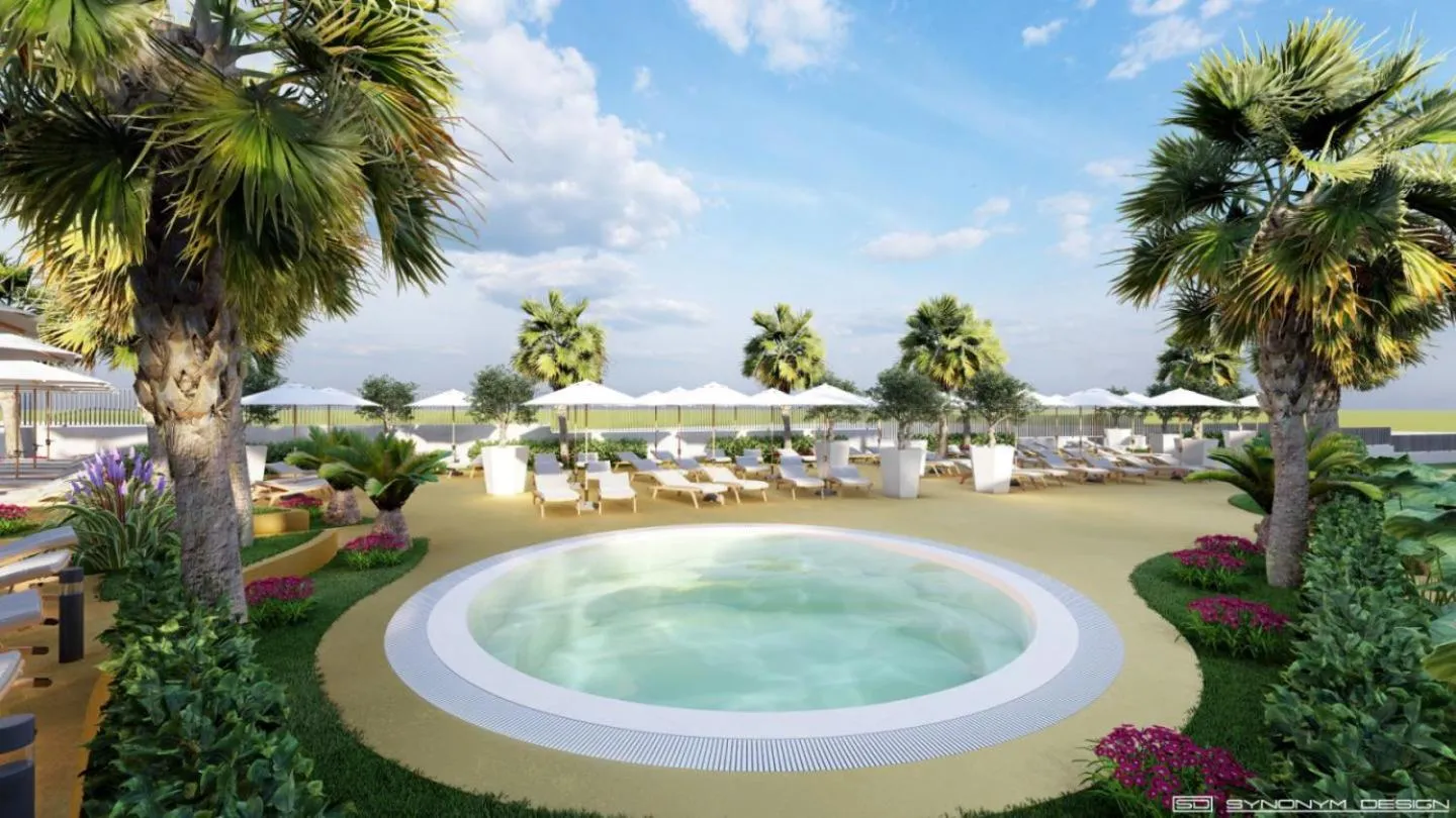 Swimming pool in Atliman Beach Park Hotel